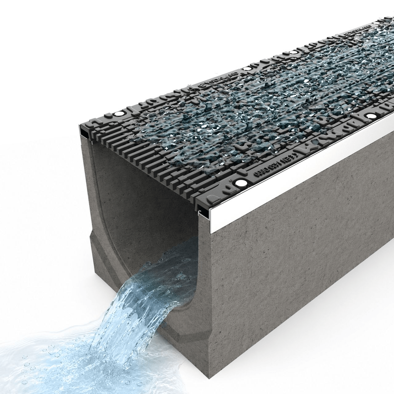 12" Concrete Channel ADA - E Class System - Vodaland