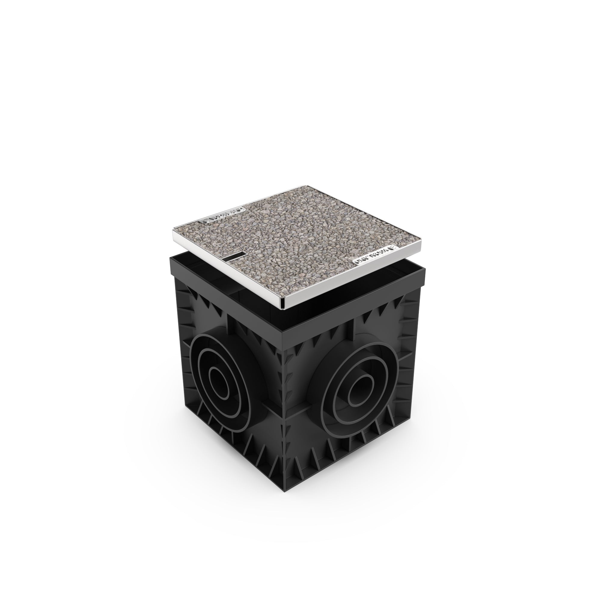 12x12 Catch Basin Gravel Grate Package - Vodaland