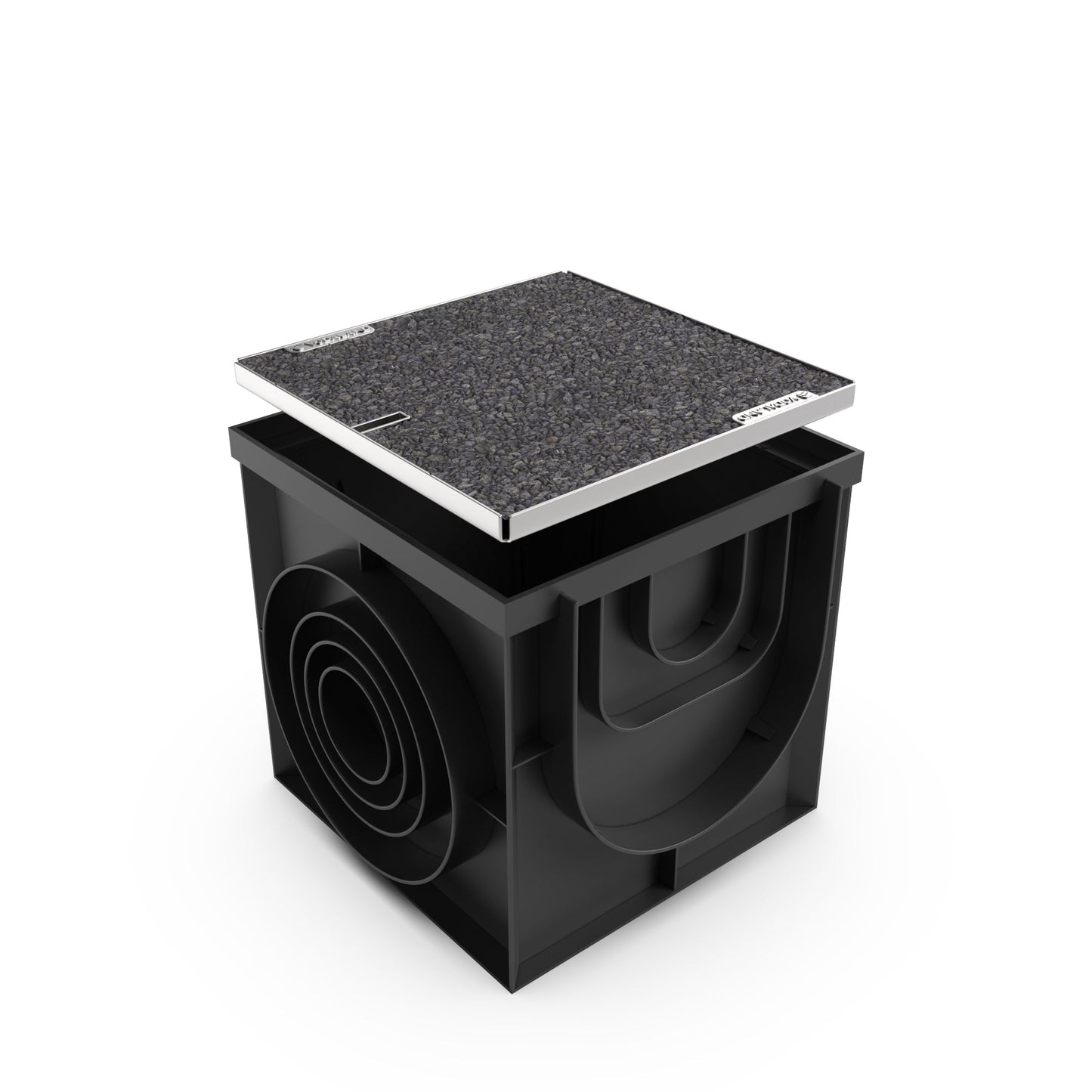 16X16 Catch Basin Gravel Grate Package - Vodaland