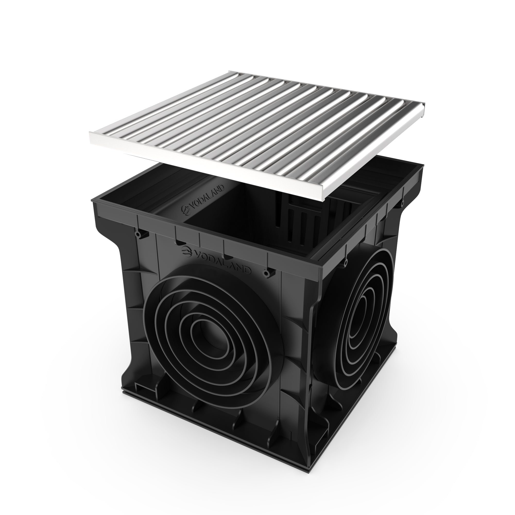 16X16 Catch Basin Stainless Steel ADA / HEEL Proof Grate Package - Vodaland