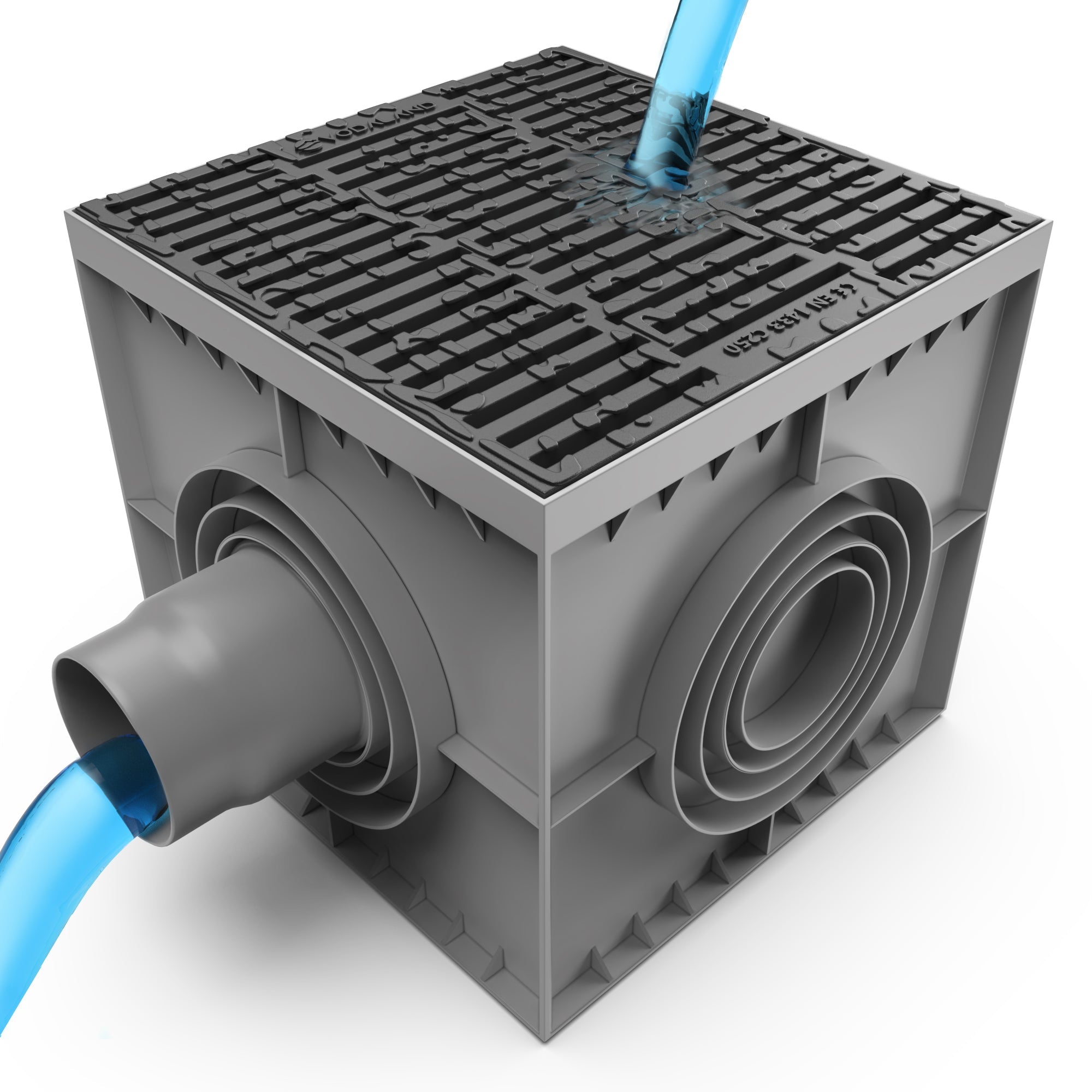 22x22 Cast Iron River Grate Package - Vodaland