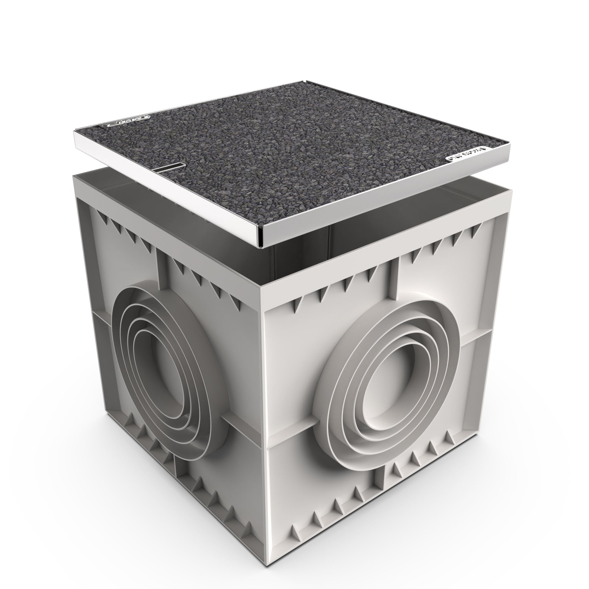 22x22 Catch Basin Gravel Grate Package - Vodaland