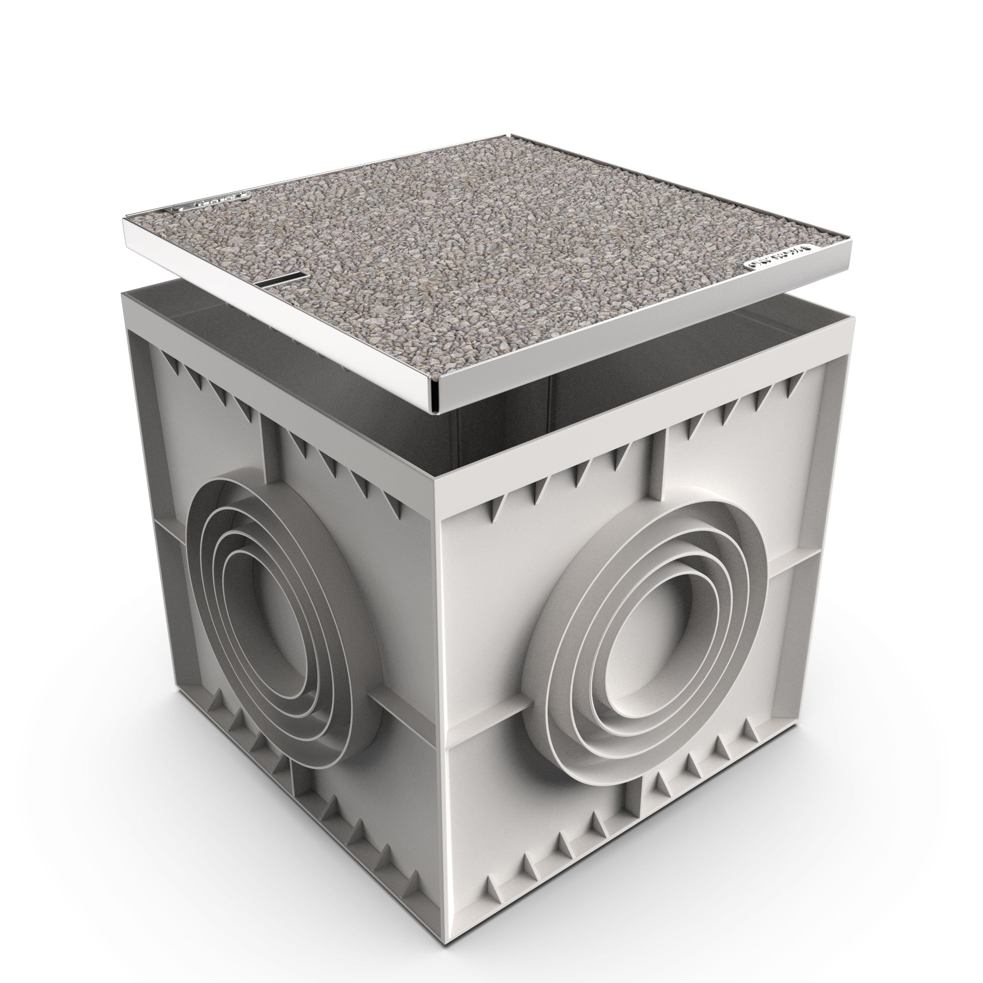 22x22 Catch Basin Gravel Grate Package - Vodaland