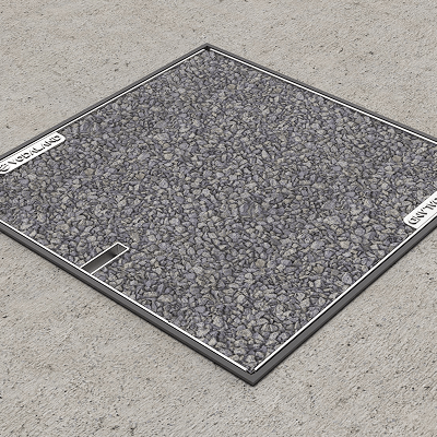 22x22 NEO Basin Gravel Grate Package - Vodaland