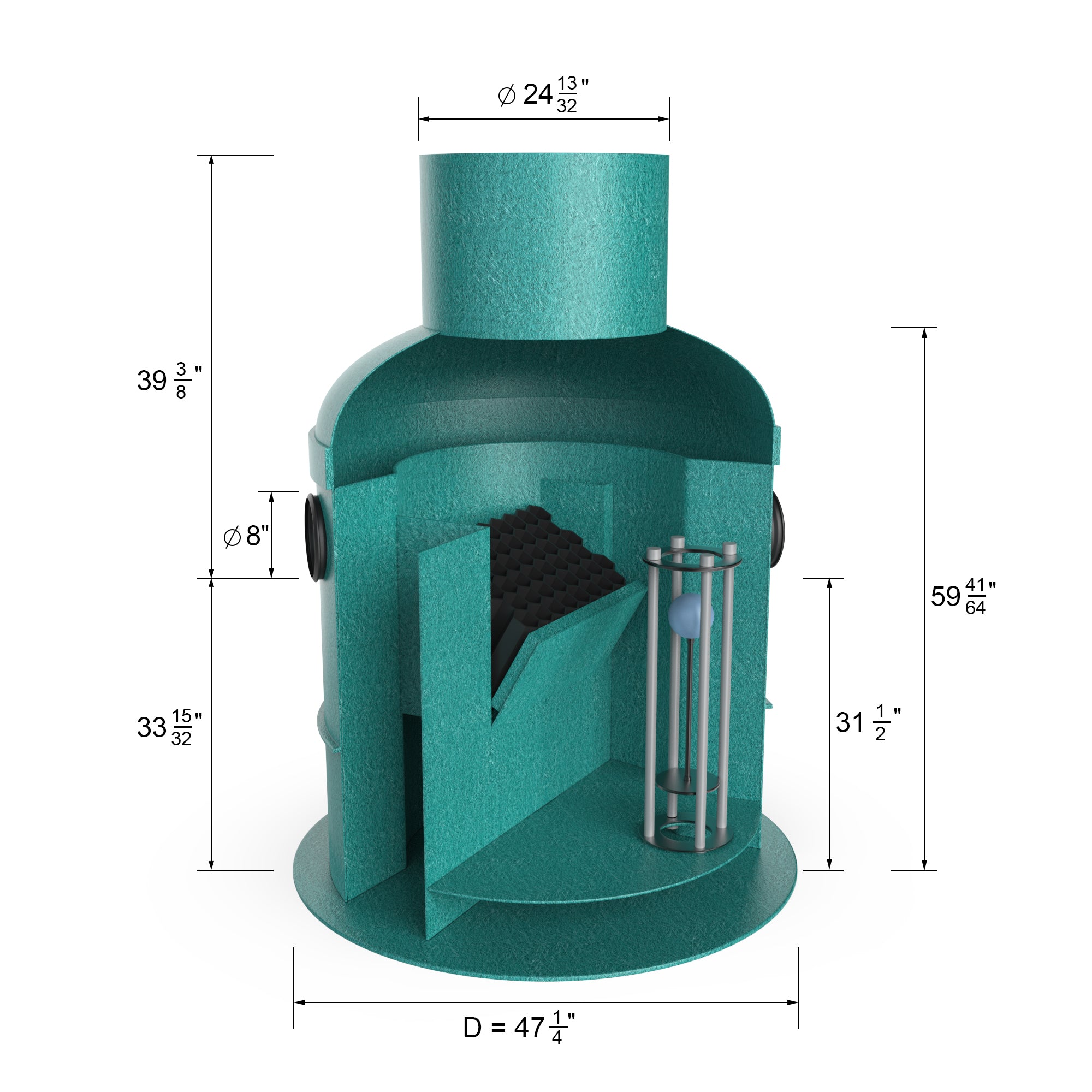 250 Gallon Oil / Water Separator OB - 3 - Vodaland