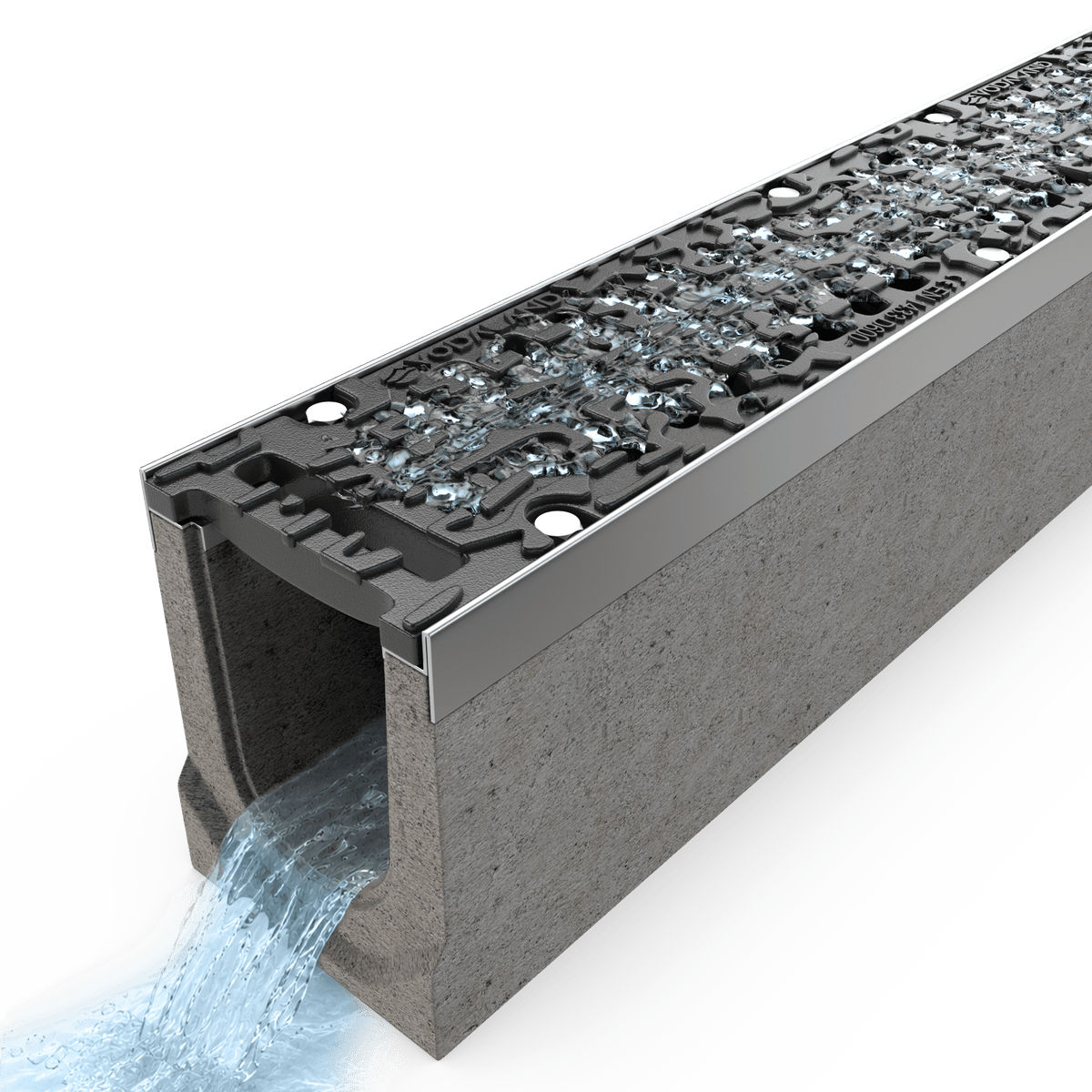 4" Fiber Reinforced Concrete Channel - Vodaland
