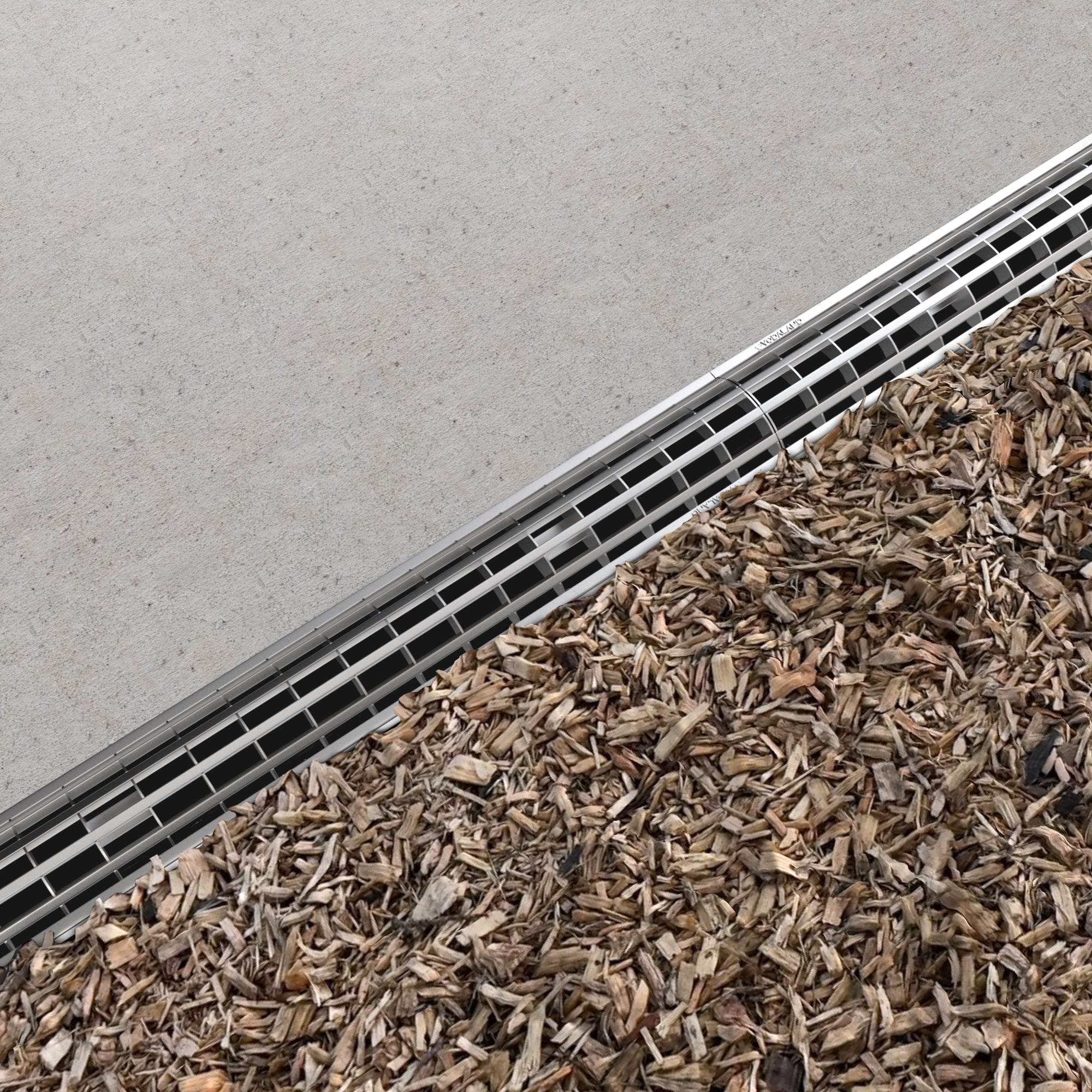 4" Stainless Dome Edgeless Drain Package - Vodaland