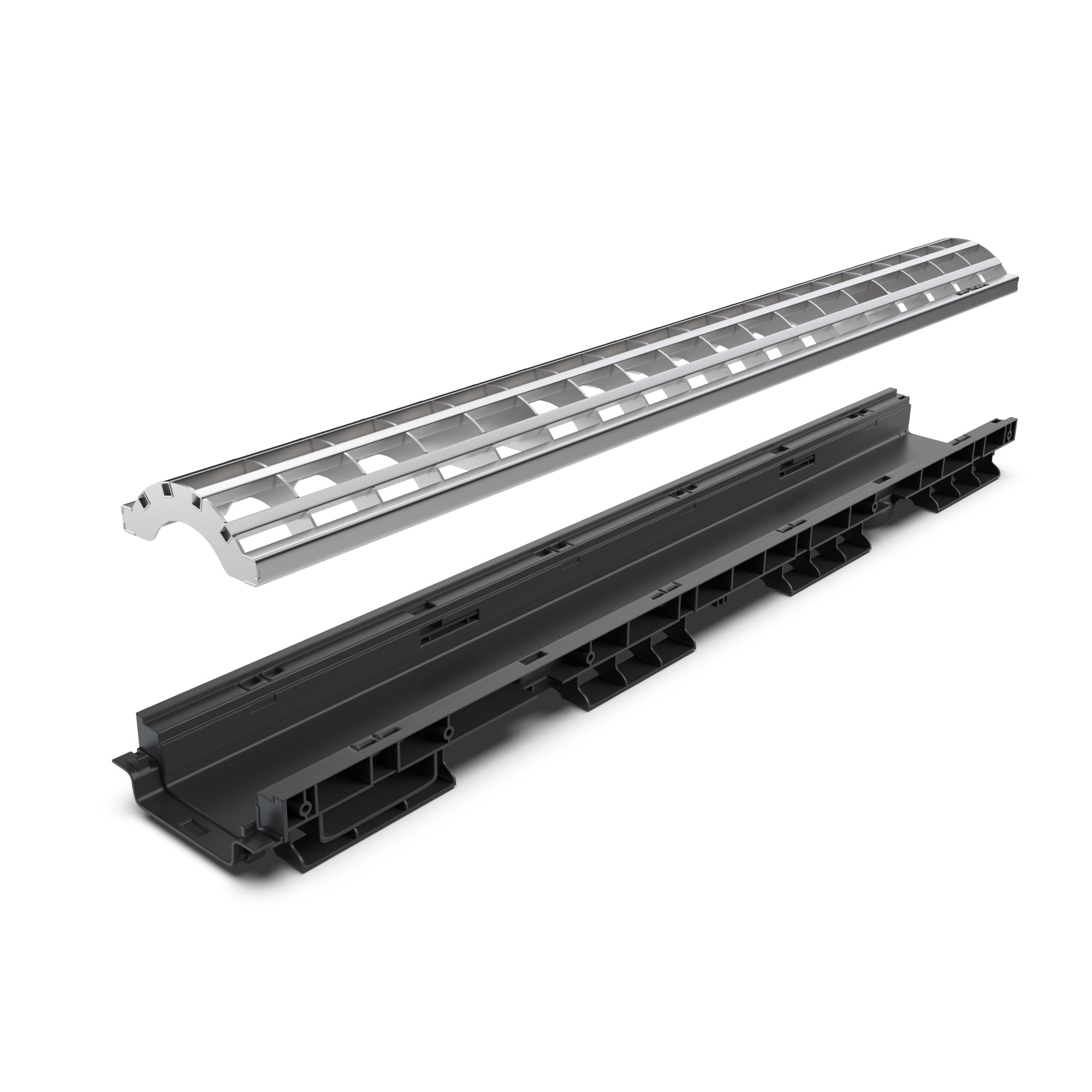 4" Stainless Dome Edgeless Drain Package - Vodaland