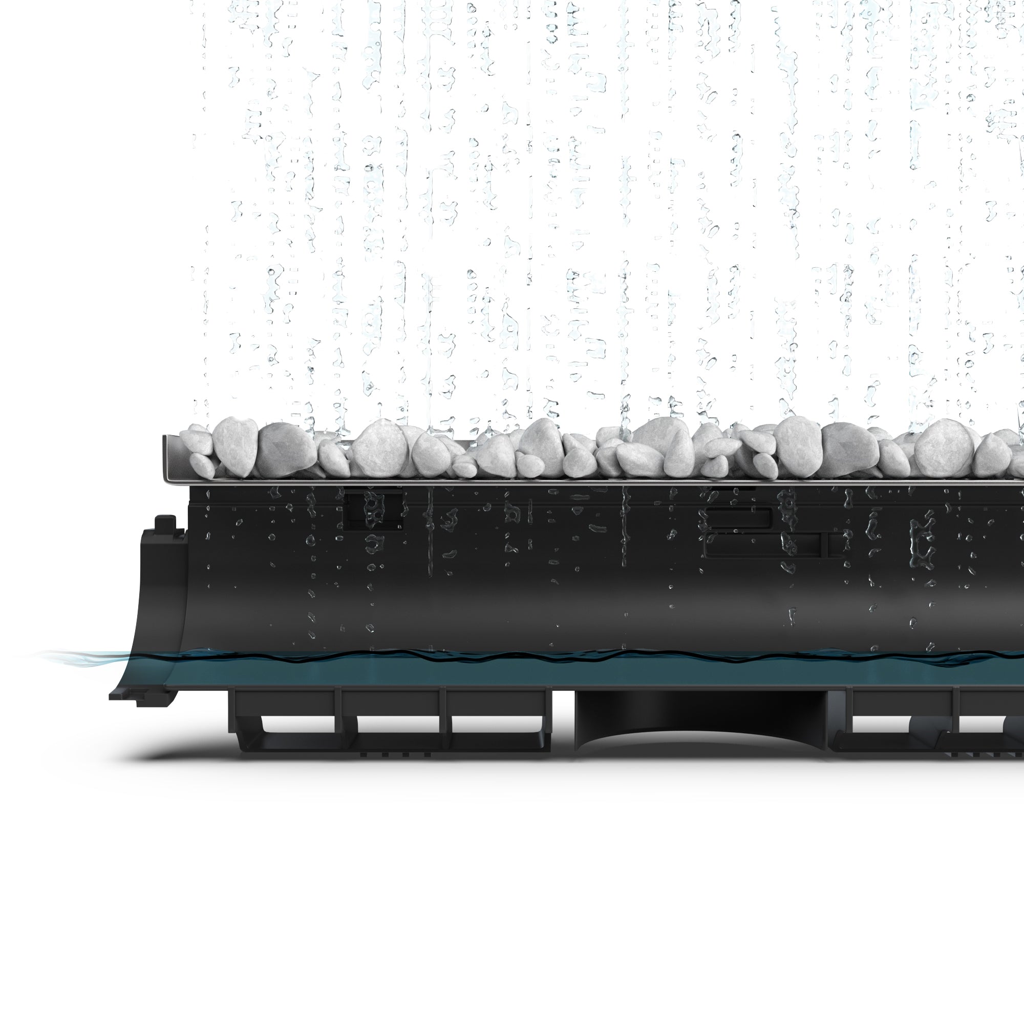 4" Stainless Steel Edgeless Fillable Package - Vodaland