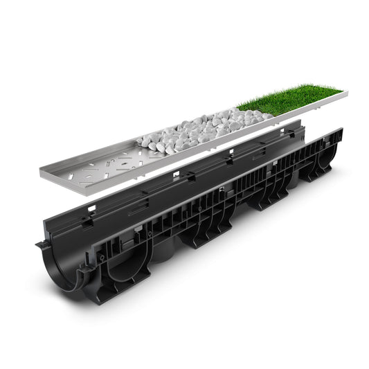 4" Stainless Steel Edgeless Fillable Package - Vodaland