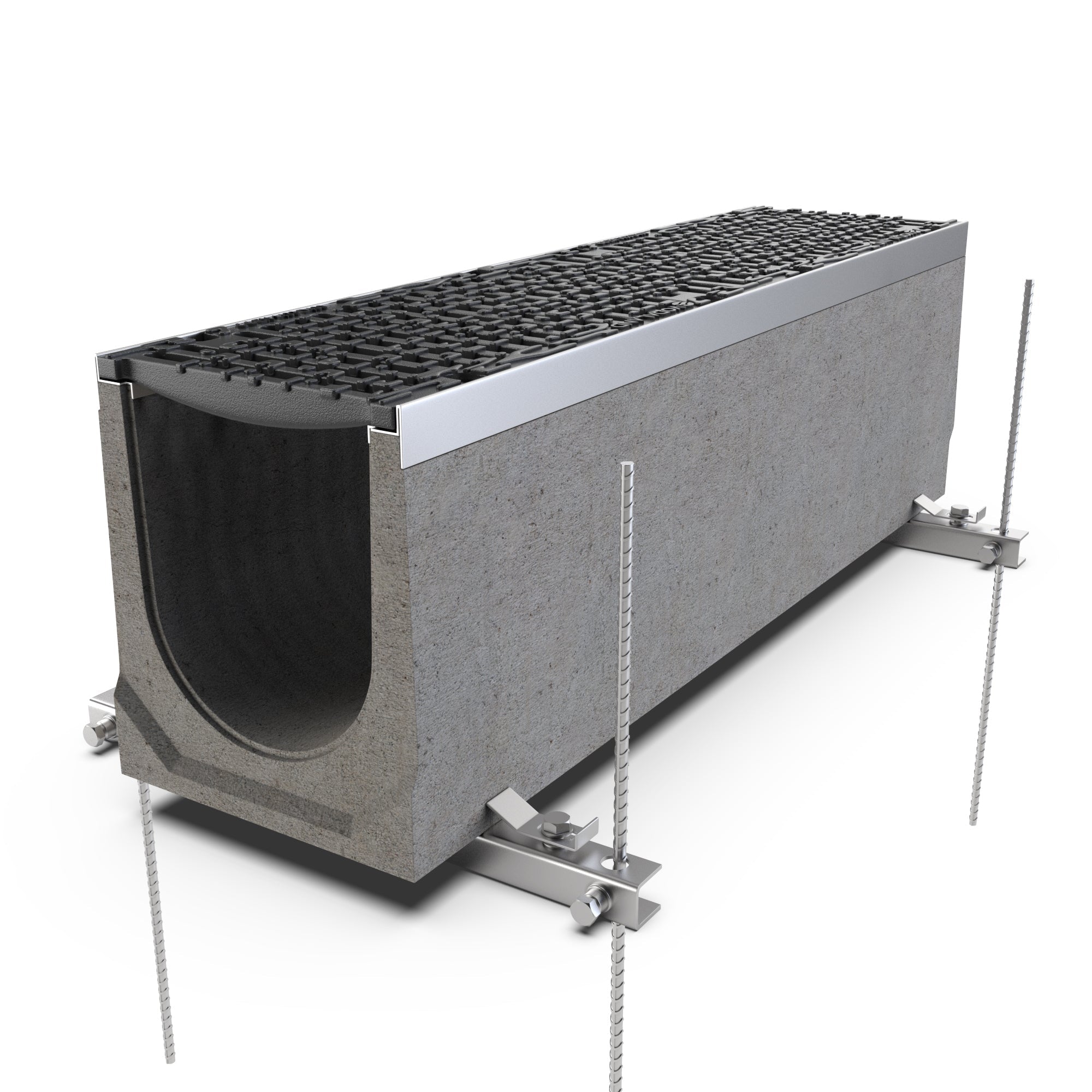 8" Fiber Reinforced Pre-Slope Channel 1% Slope - Vodaland