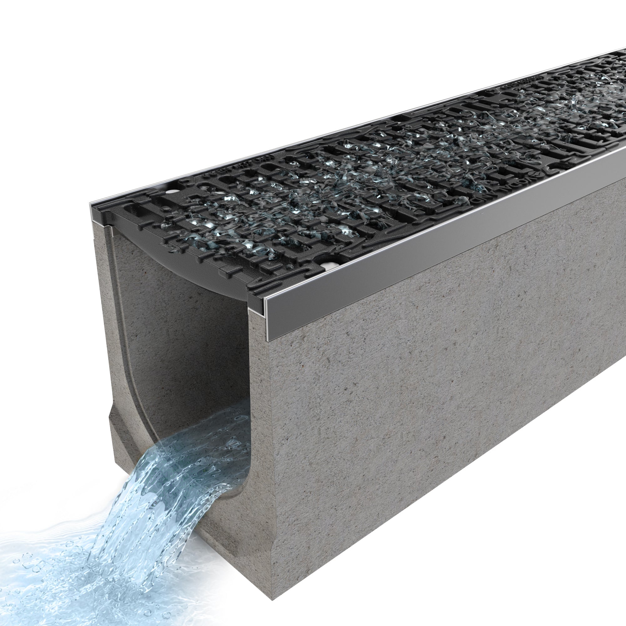 8" Fiber Reinforced Pre-Slope Channel 1% Slope - Vodaland