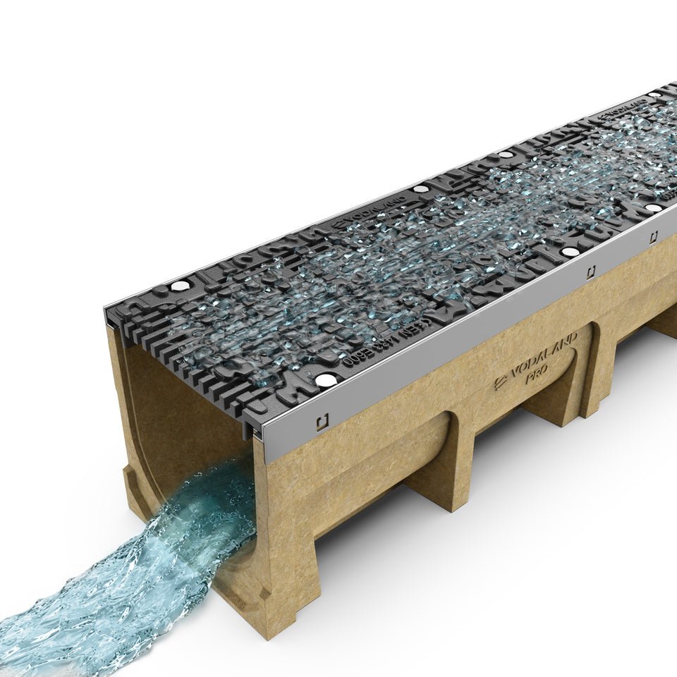 8" Polymer Concrete E Class Channel - Vodaland