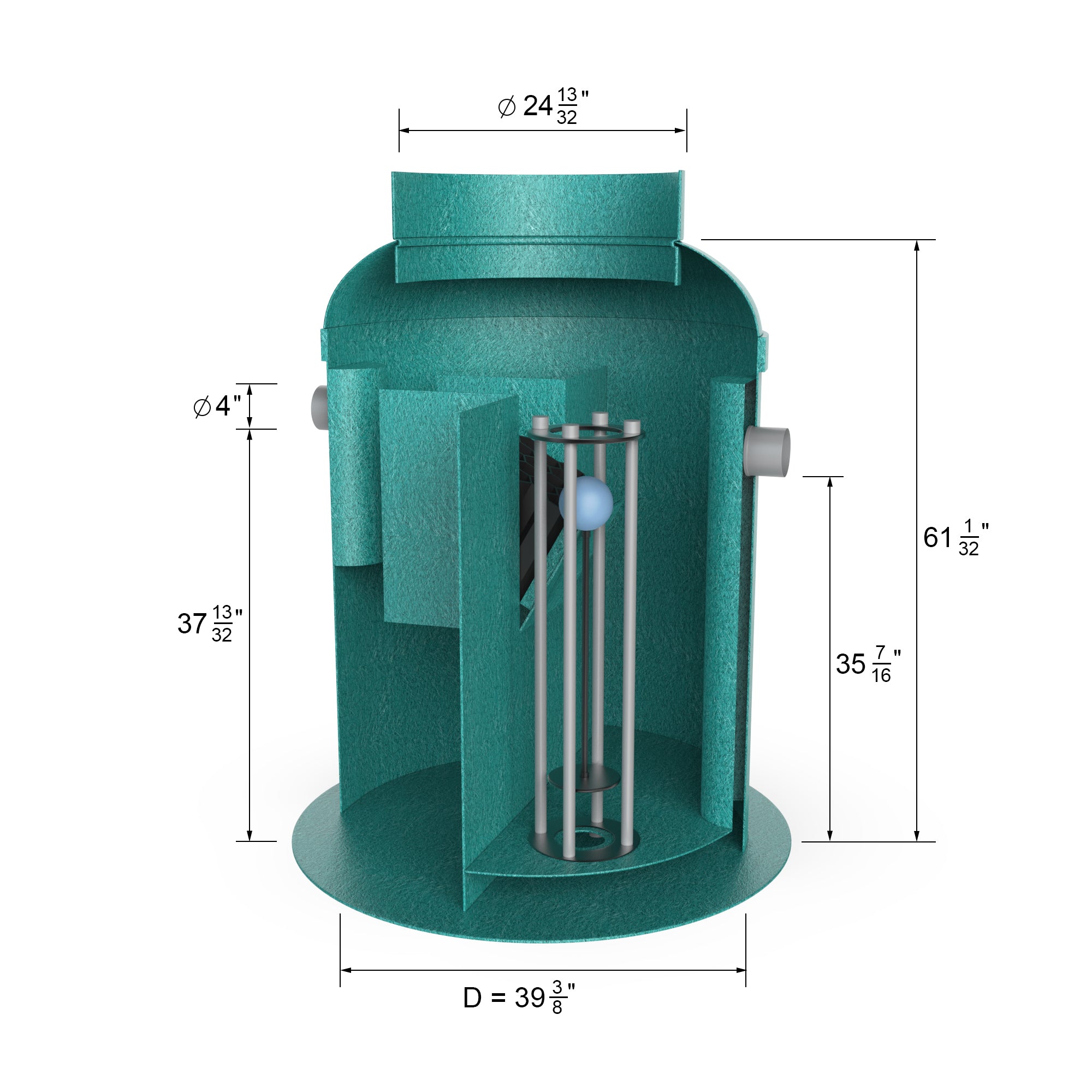 170 Gallon Oil / Water Separator OB1-2
