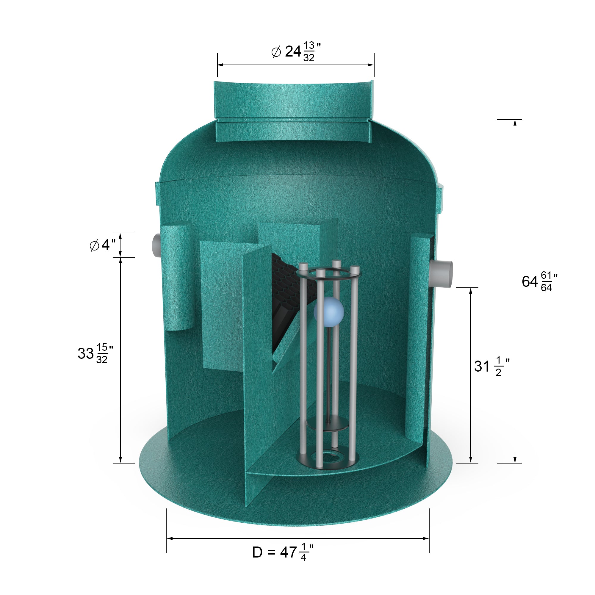 250 Gallon Oil / Water Separator OB1-3