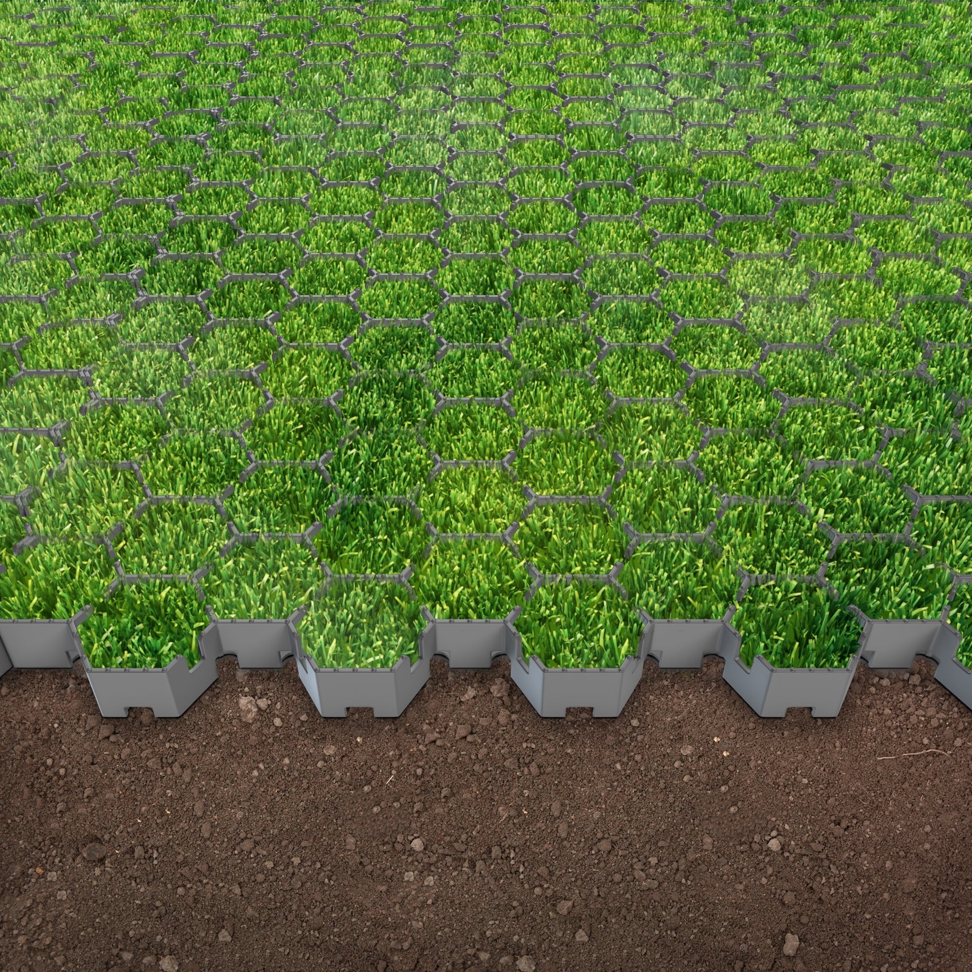 HexPave Grass & Gravel Paving System - Vodaland