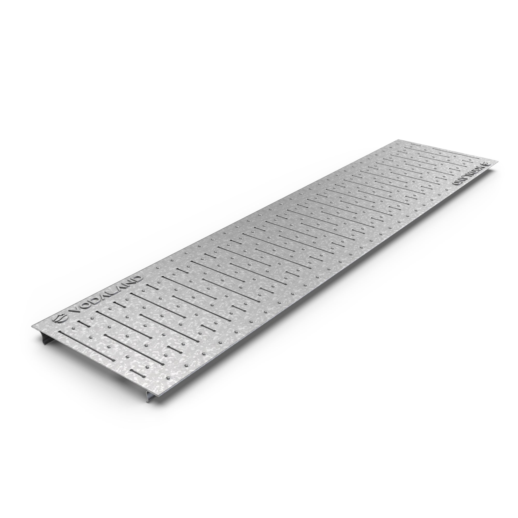 Worn and Torn - 8" Galvanized Stamped Steel Grate - Vodaland