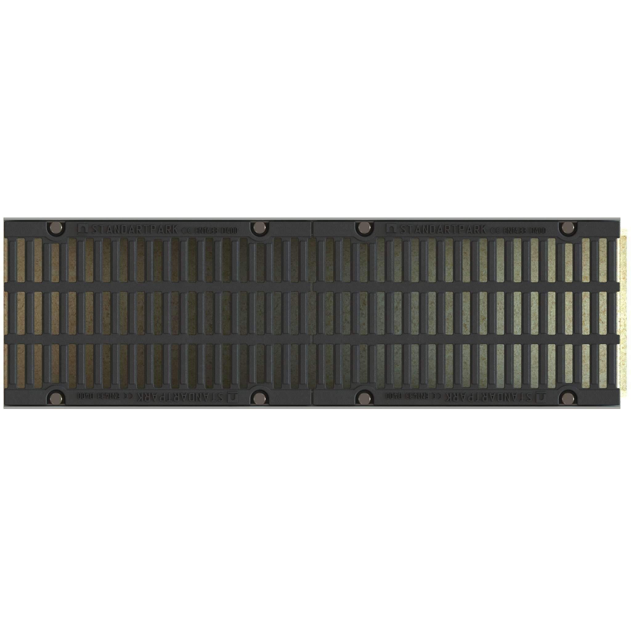 10" Polymer Concrete Pre Slope Channel 1% Slope Trench Drain Standartpark