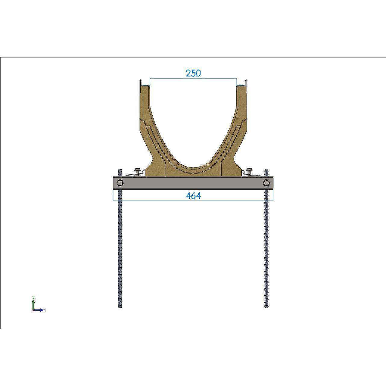 10" Polymer Concrete Pre Slope Channel 1% Slope - Standartpark