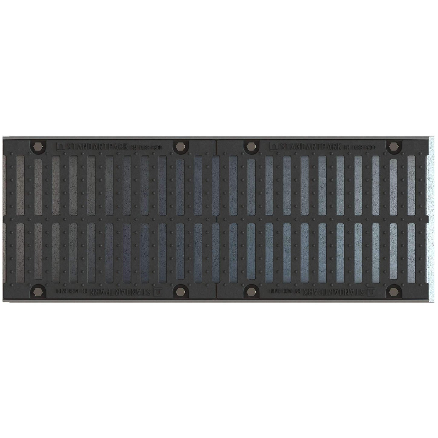 12" Fiber Reinforced Pre Slope Channel 1% Slope Trench Drain Standartpark