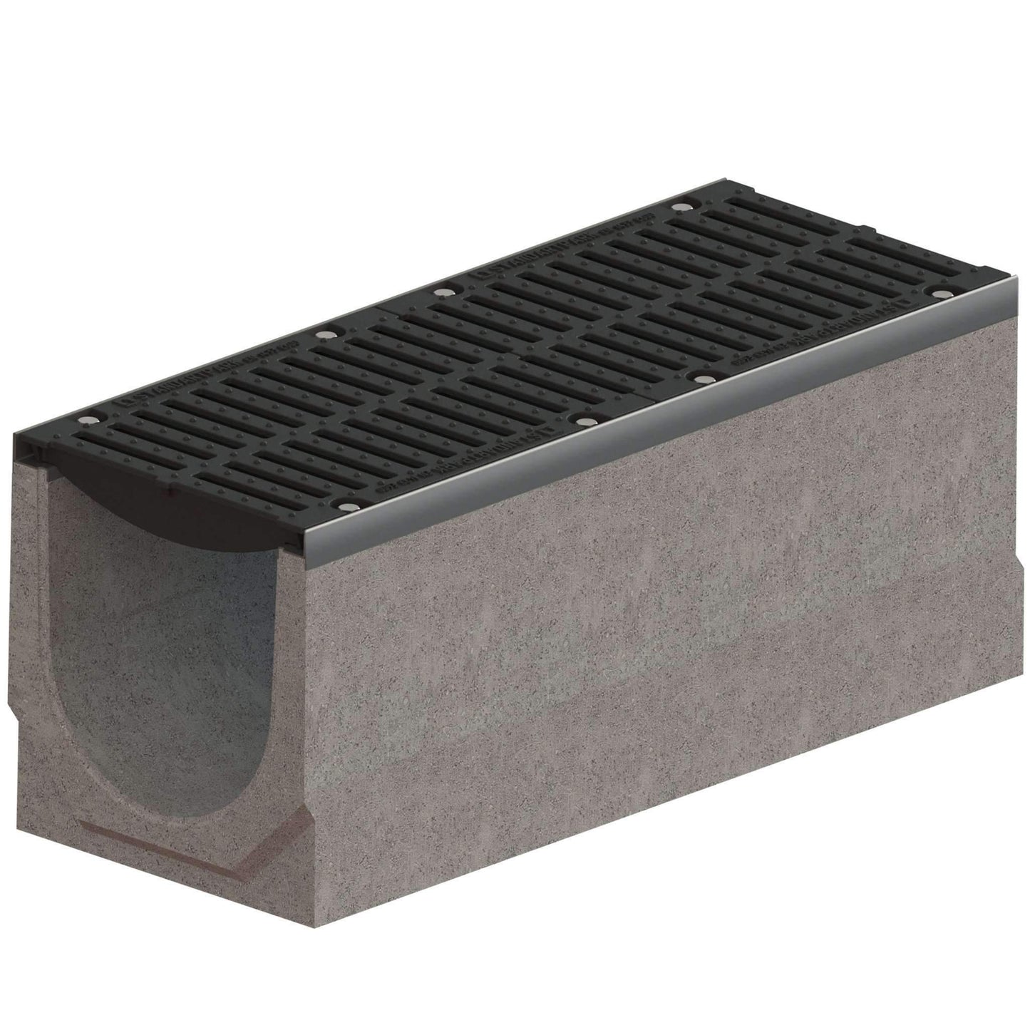 12" Fiber Reinforced Pre Slope Channel 1% Slope Trench Drain Standartpark