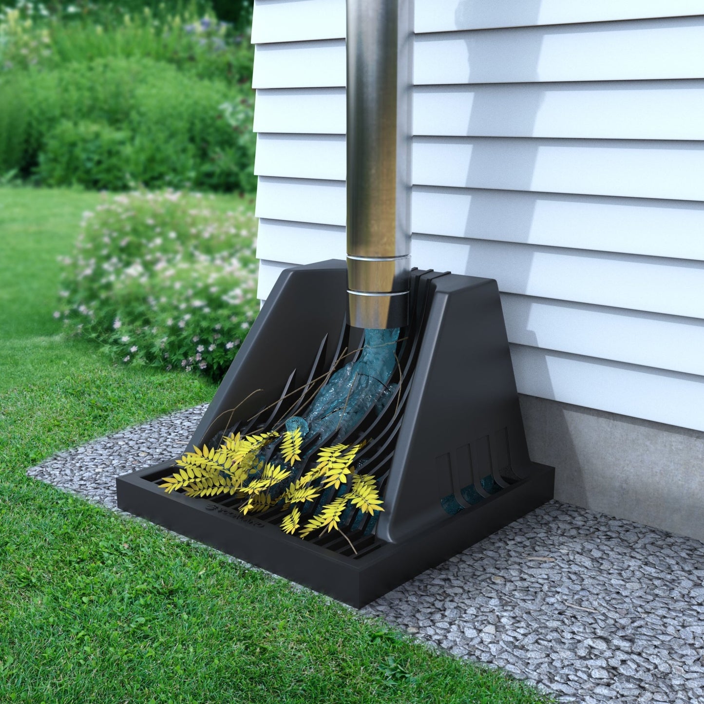 12x12 Catch Basin Downspout Guard - Vodaland