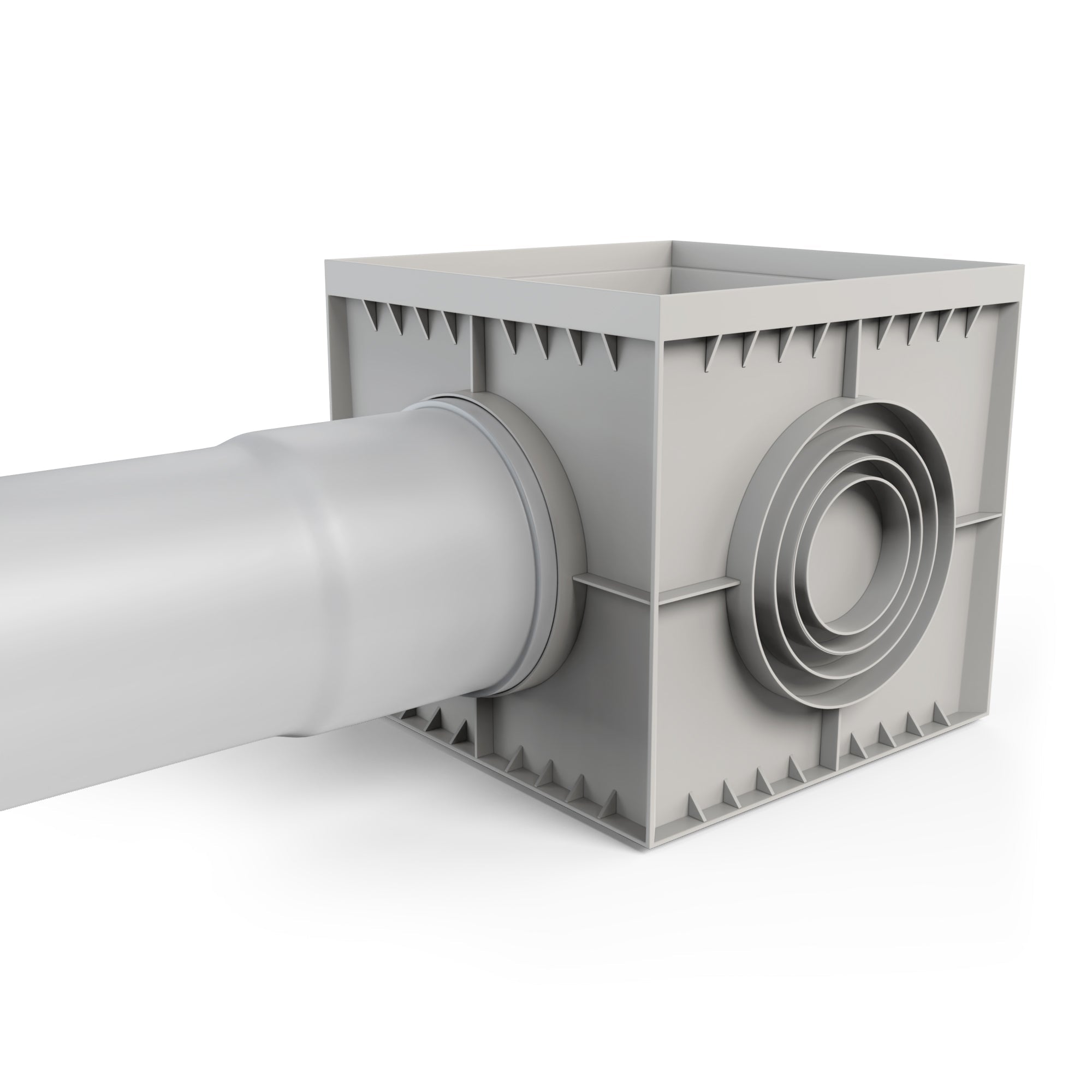 22x22 Catch Basin Galvanized Steel PKG - Vodaland