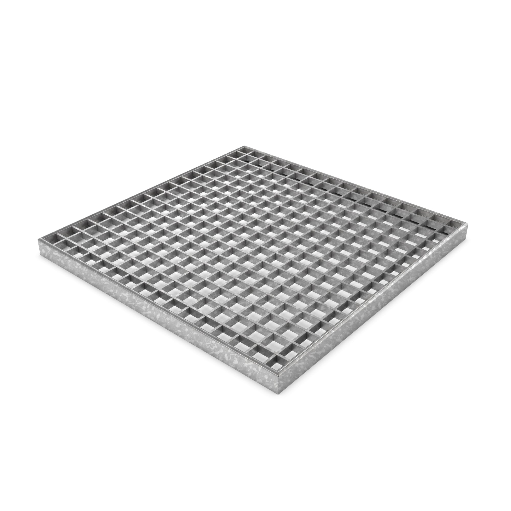 9 Inch Square Galvanized Steel Grate