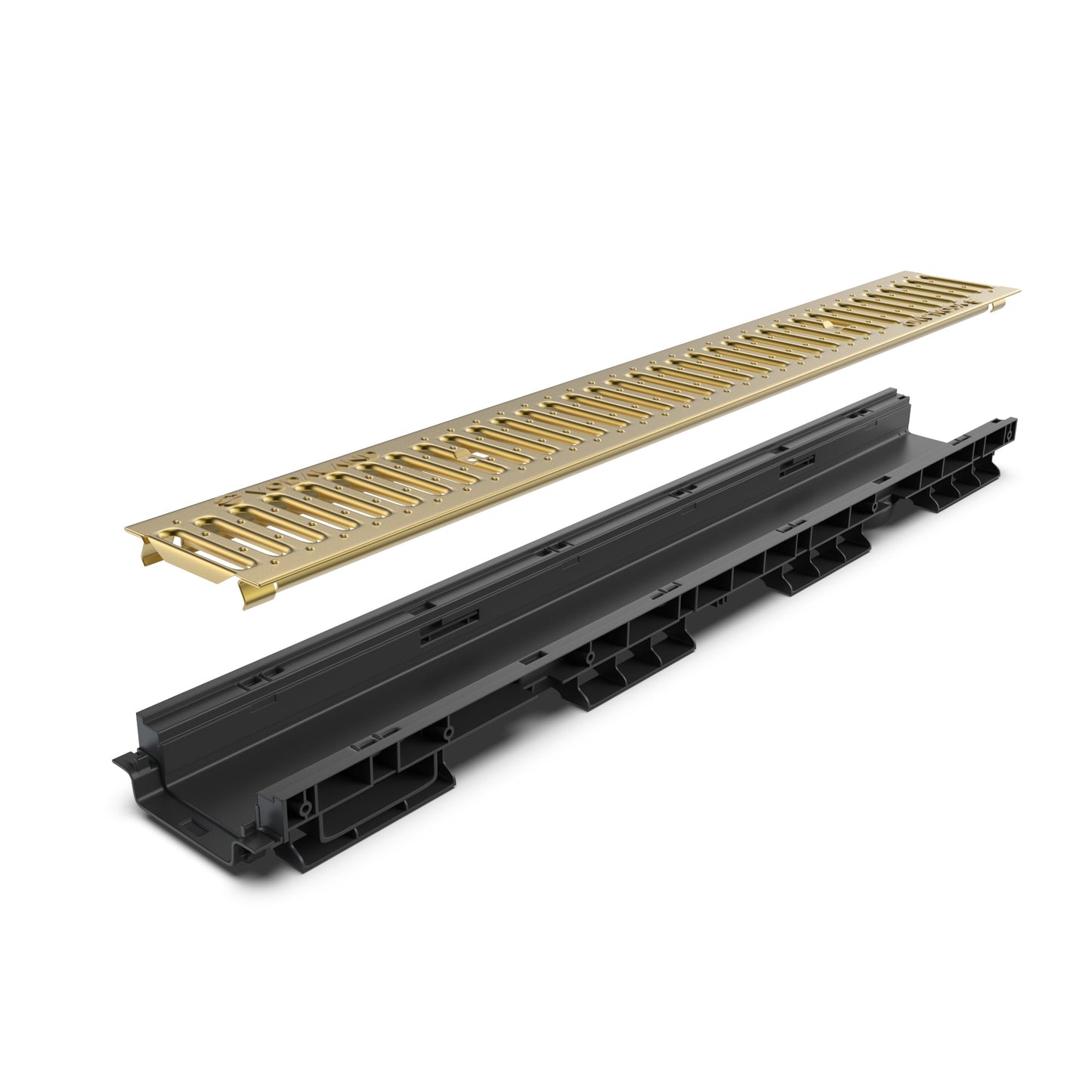 4" Channel Brass Grating Package - Vodaland