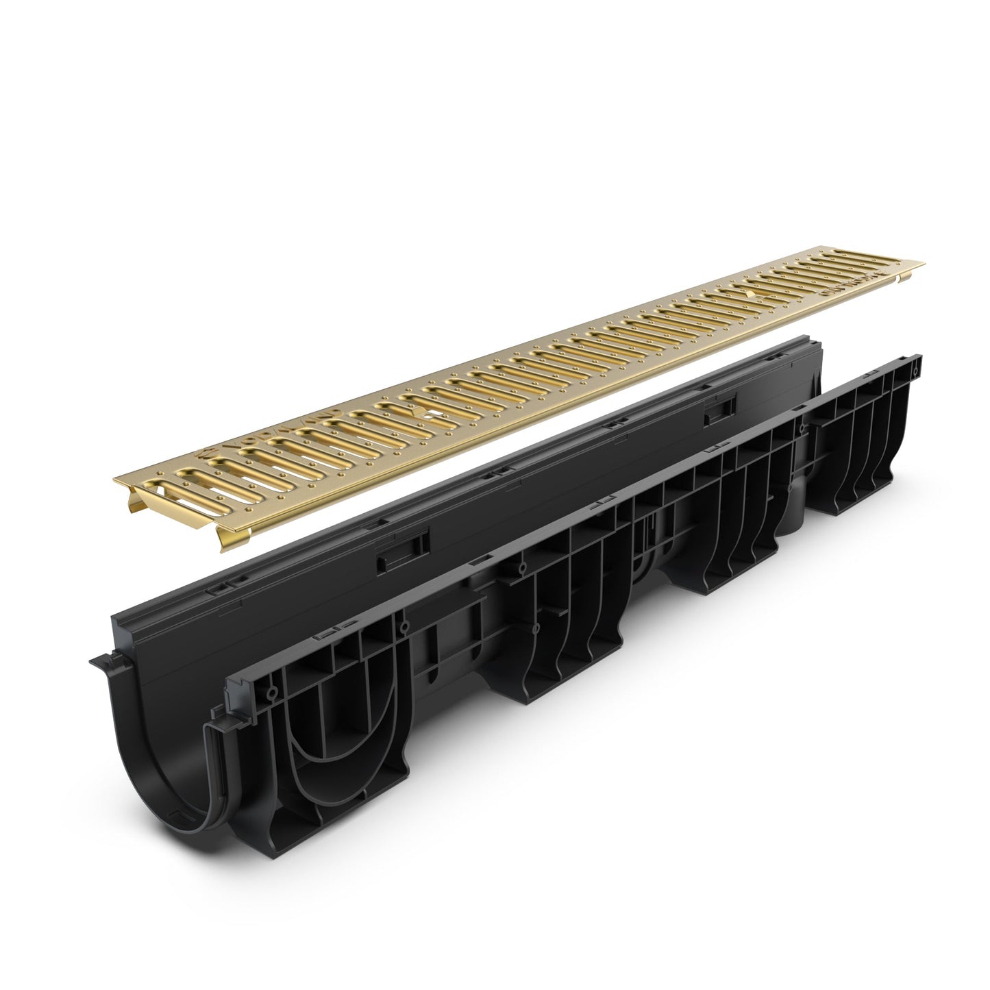 4" Channel Brass Grating Package - Vodaland