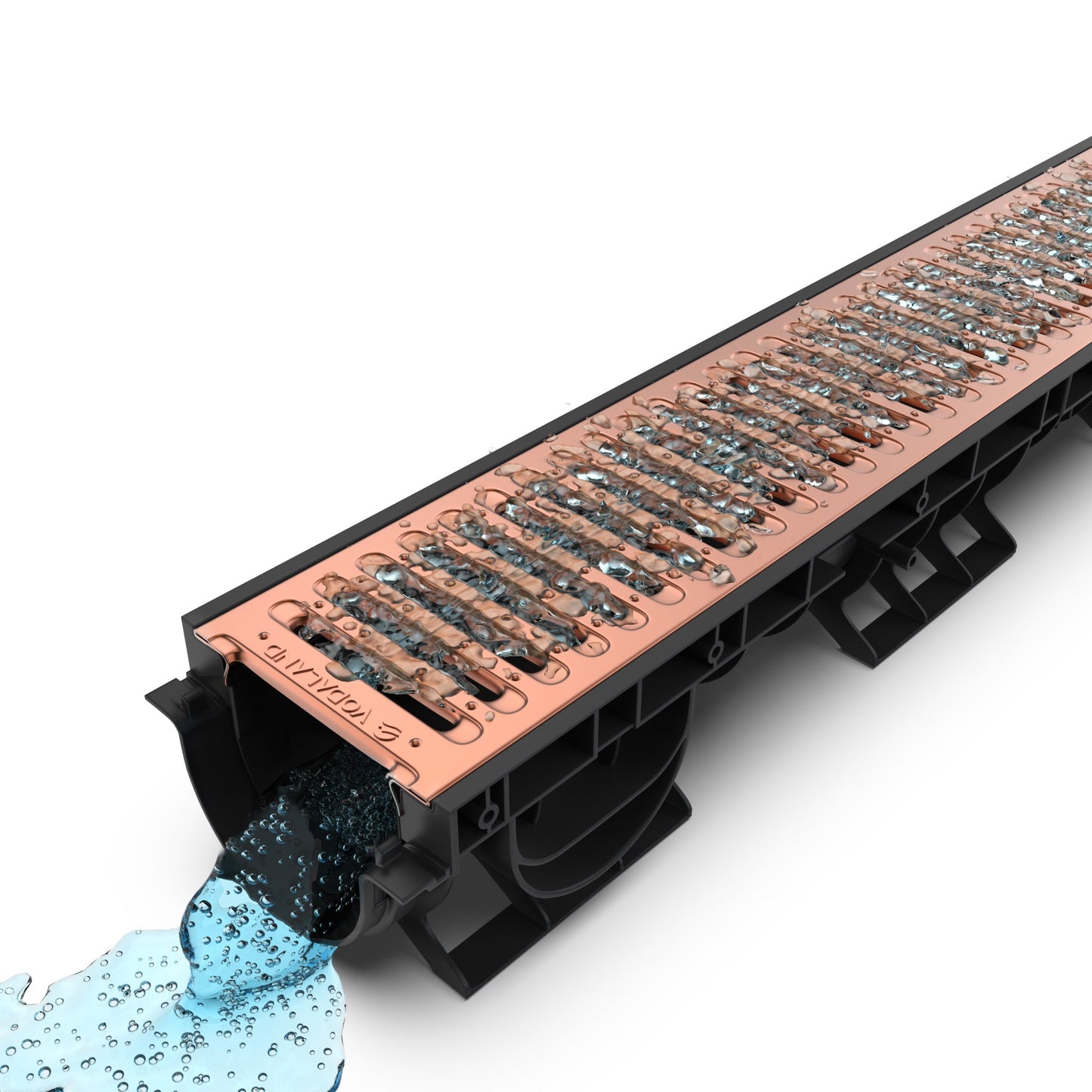 4" Channel Copper Grating Package - Vodaland