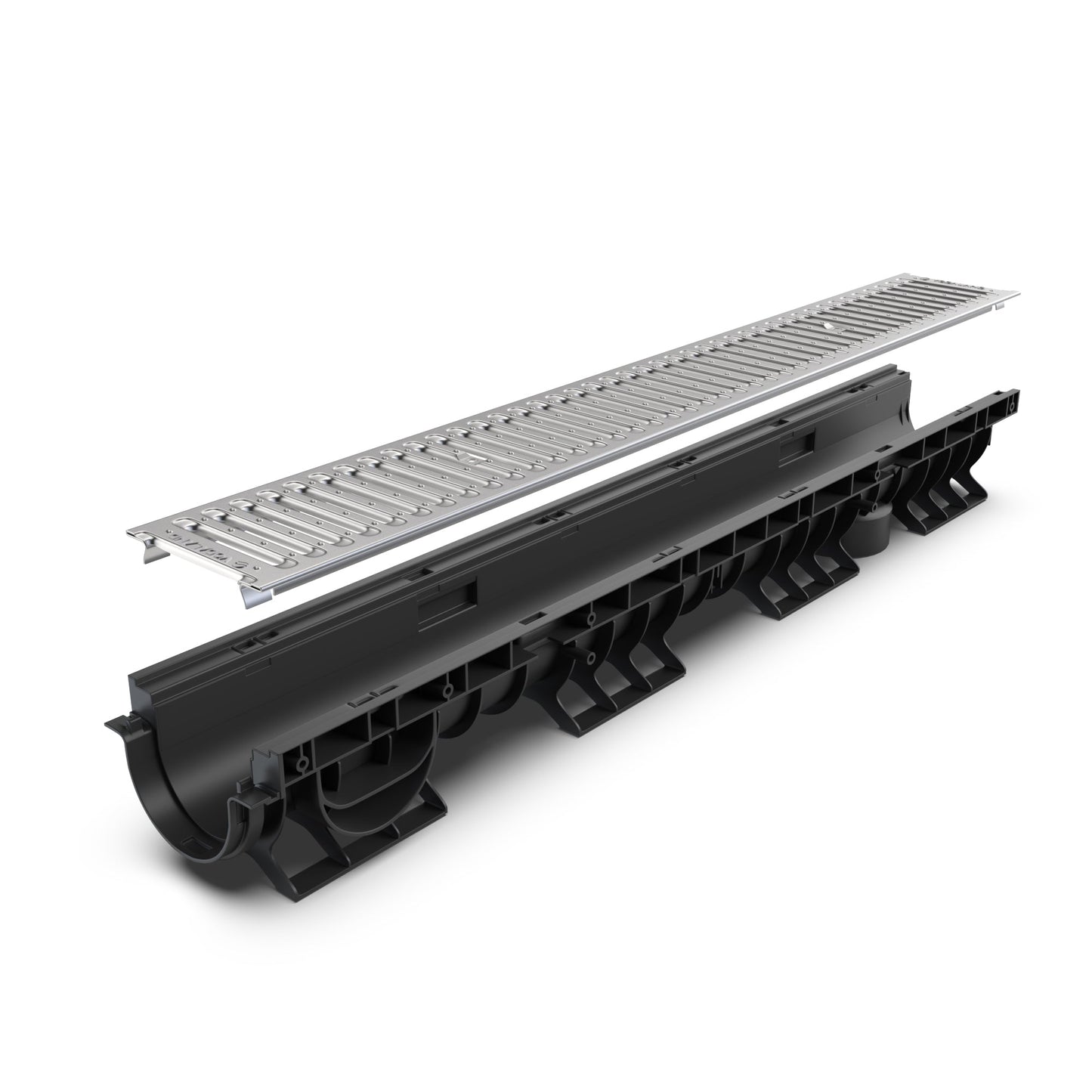 4" Channel Galvanized Stamped Steel Package - Vodaland