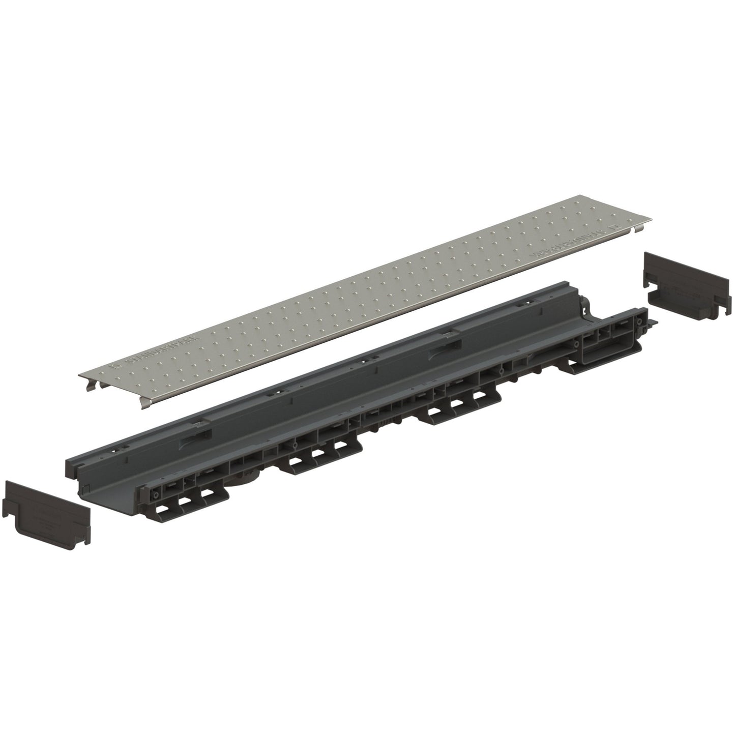 4" Channel Solid Galvanized Stamped Steel Package