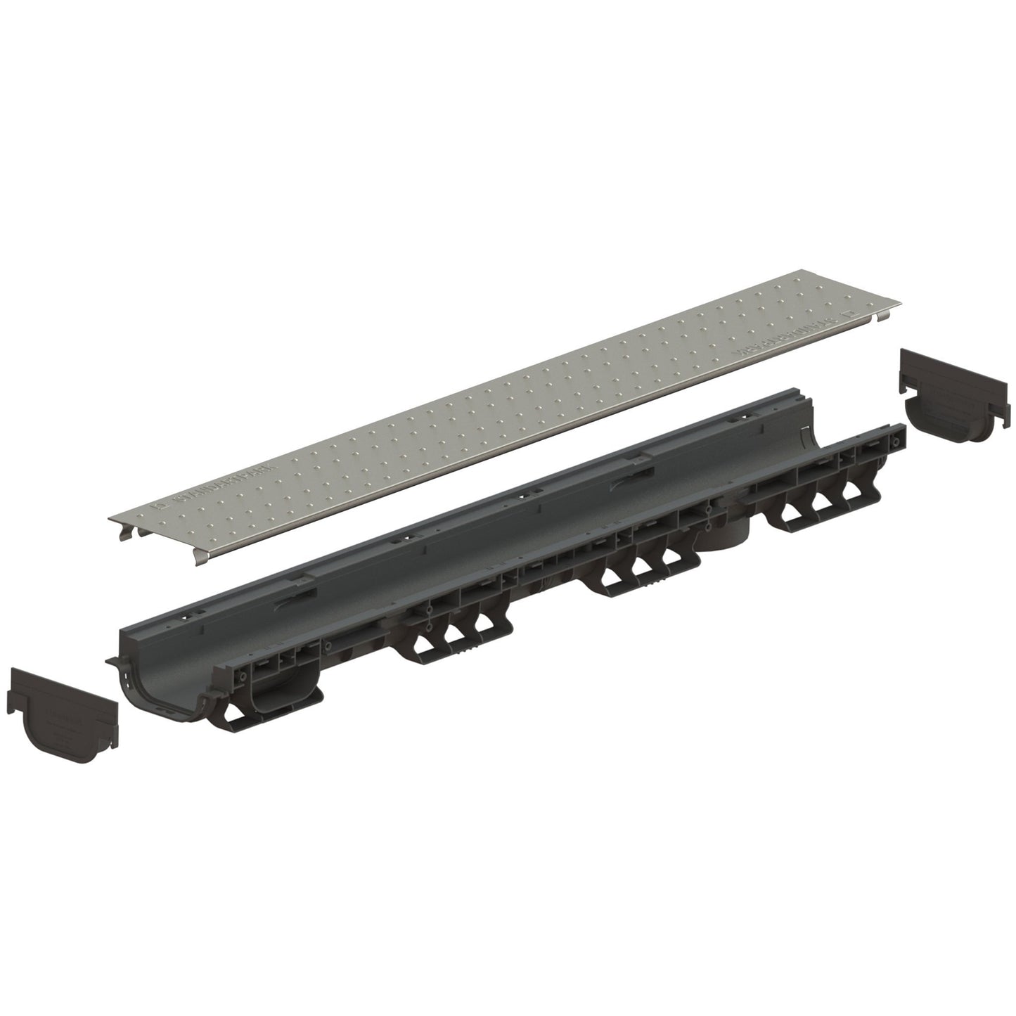 4" Channel Solid Galvanized Stamped Steel Package