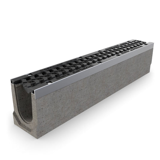 4" Fiber Reinforced Pre Slope Concrete Channel 1% Slope - Vodaland