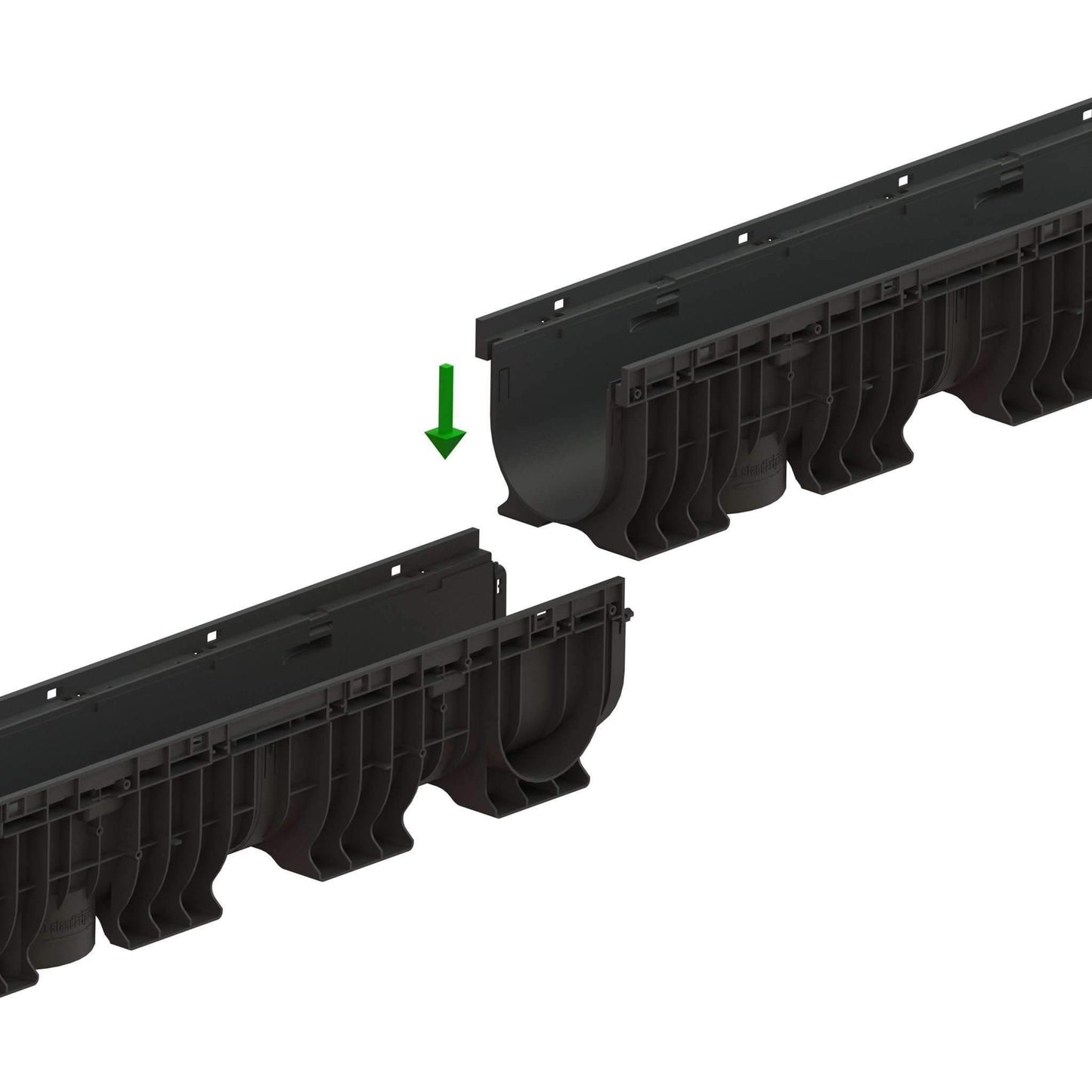 6" Channel - Plastic Grating PKG Trench Drain Standartpark