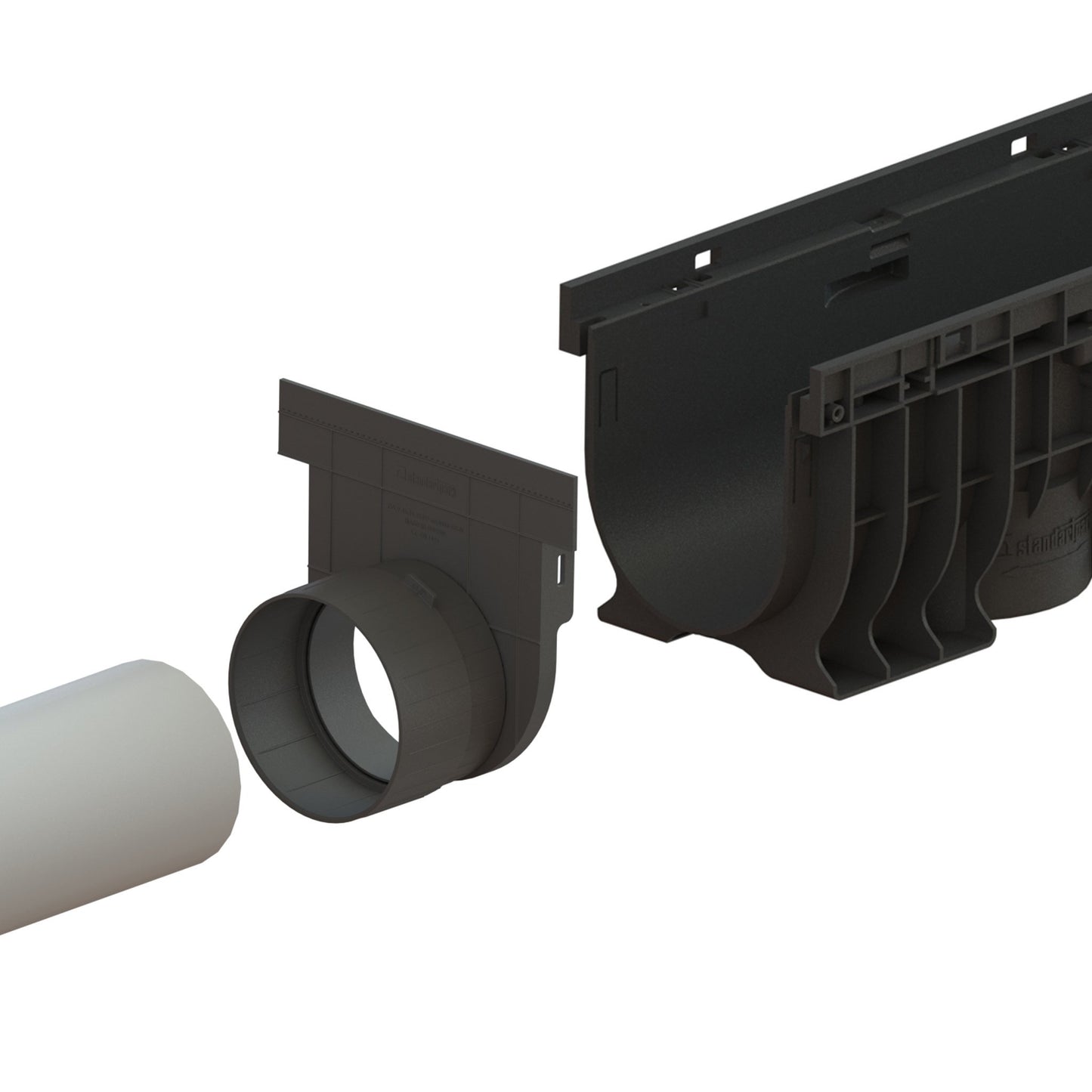 6" Channel - Plastic Grating Package
