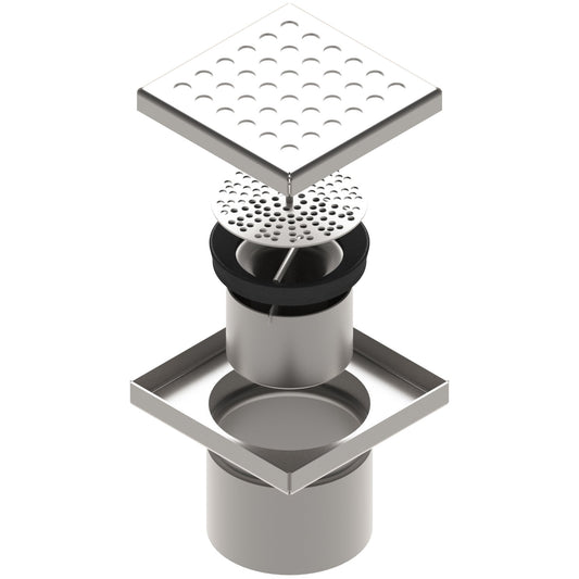6" Stainless Steel Floor and Shower Drain