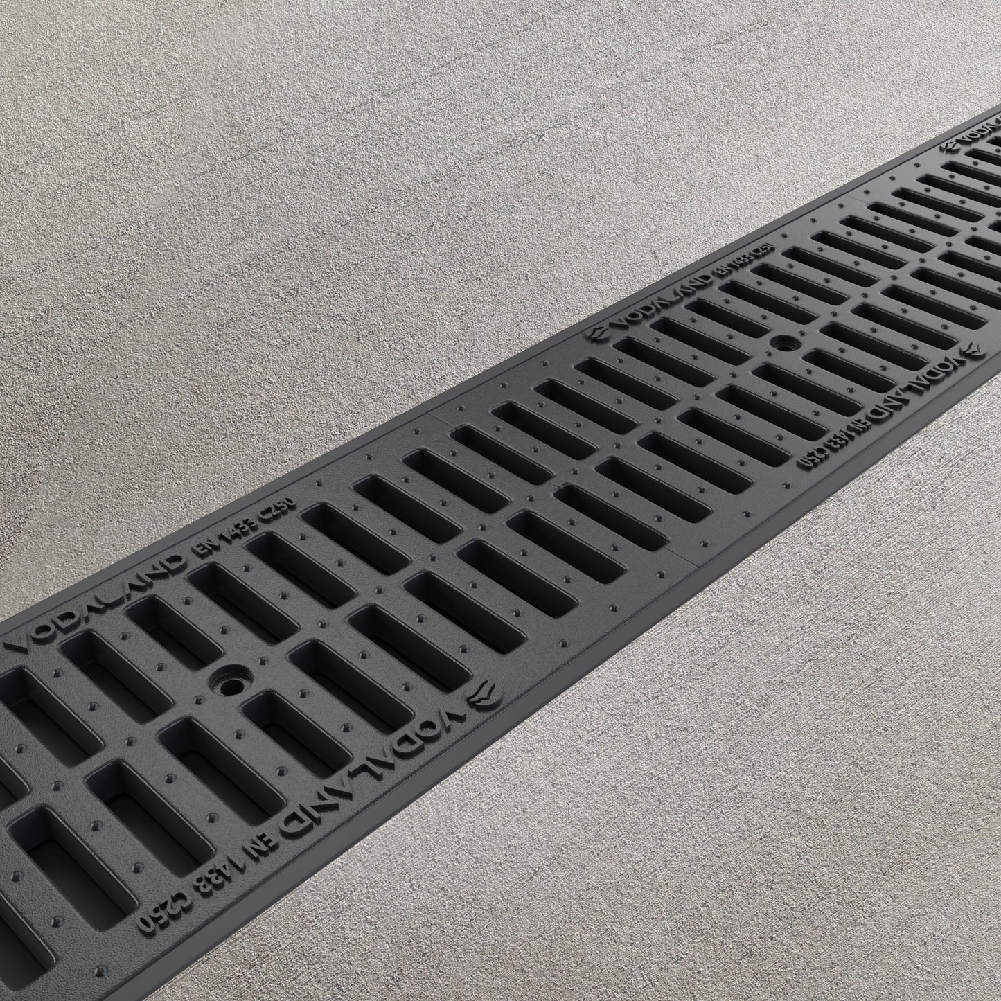 8" Channel Cast Iron Slotted Package - Vodaland