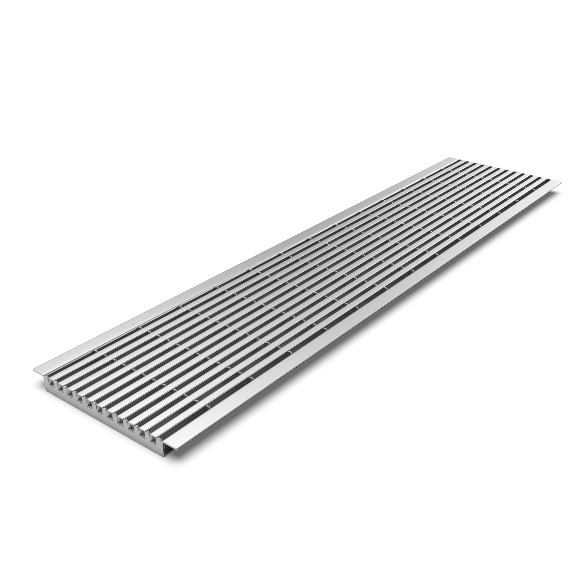 3-inch Wide ADA Heel-Proof Stainless Steel Trench Grate