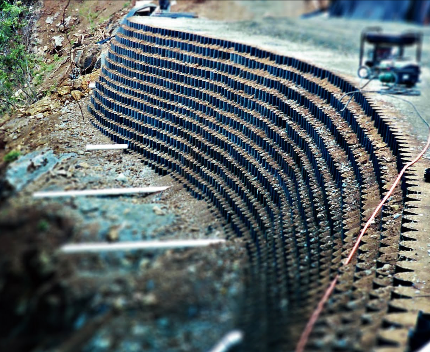 8" GEO / GROUND GRID