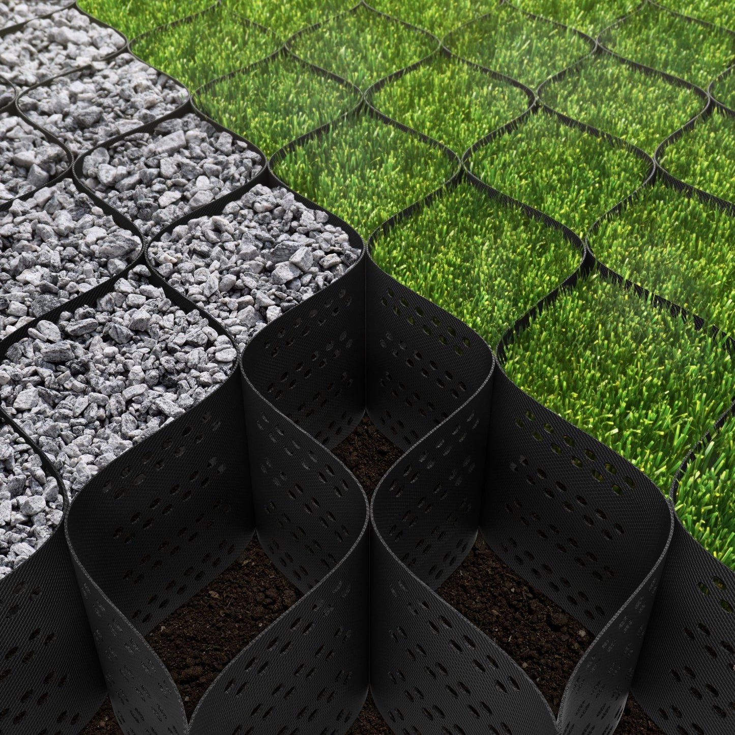 8" Thick geo / ground grid - Standartpark
