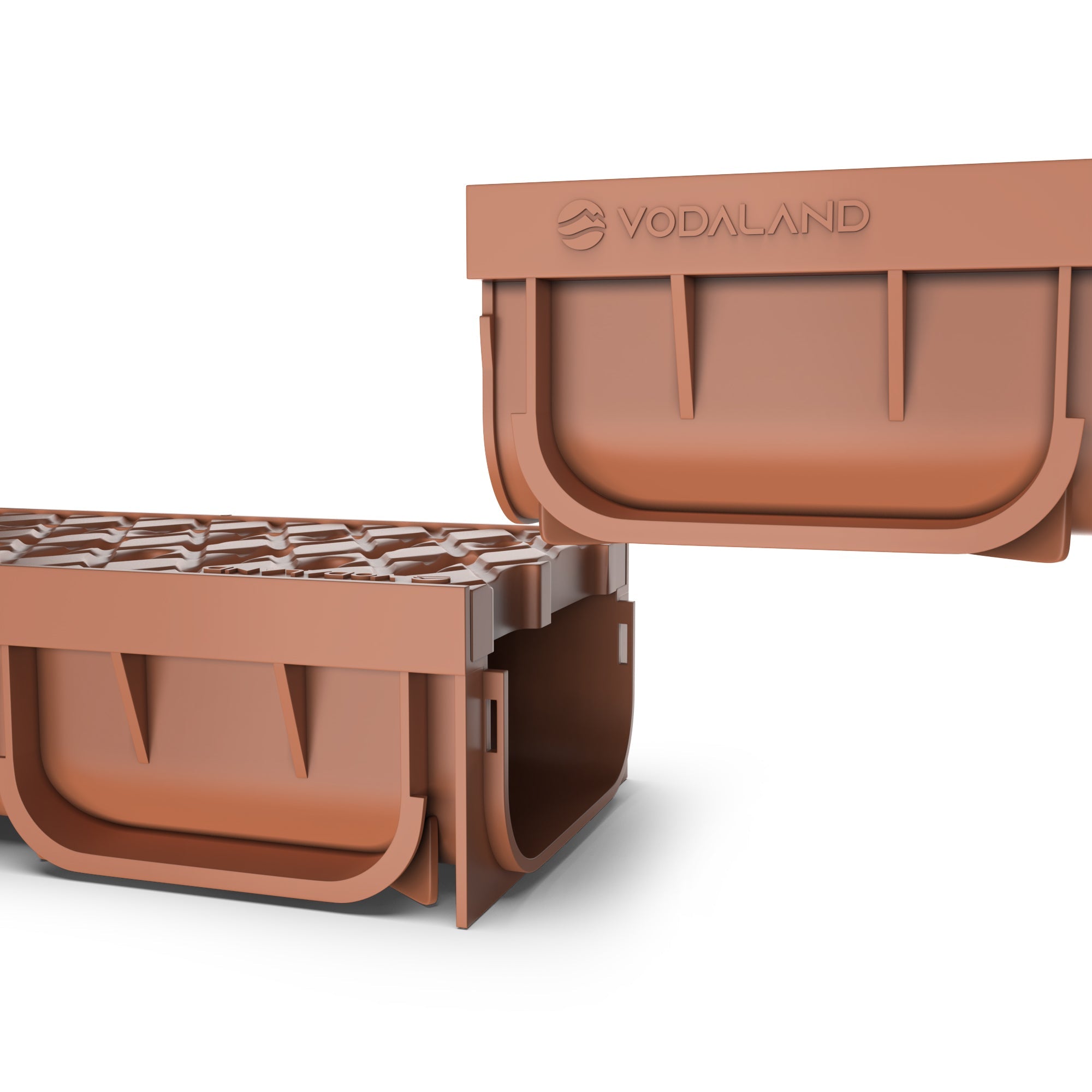 Easy 2 - 4 Inch Channel Terracotta - Vodaland
