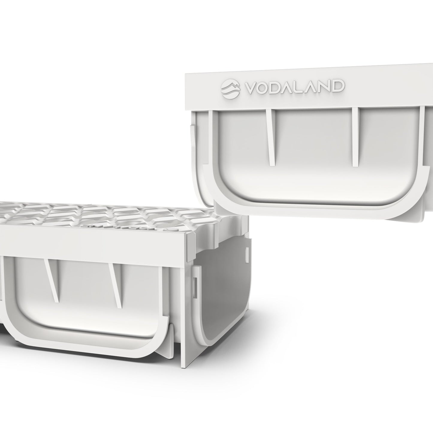 Easy 2 - 4 Inch Channel White - Vodaland