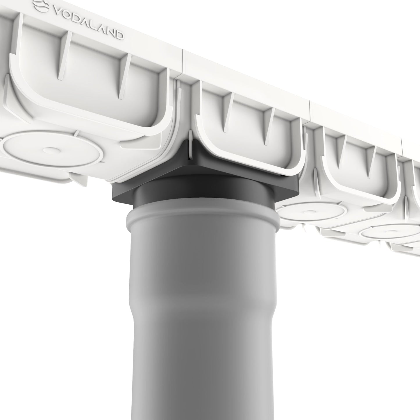 Easy 2 - 4 Inch Channel White - Vodaland