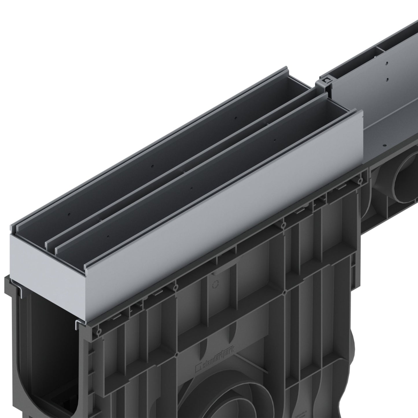 Galvanized Steel Slot Drain Clean Out System