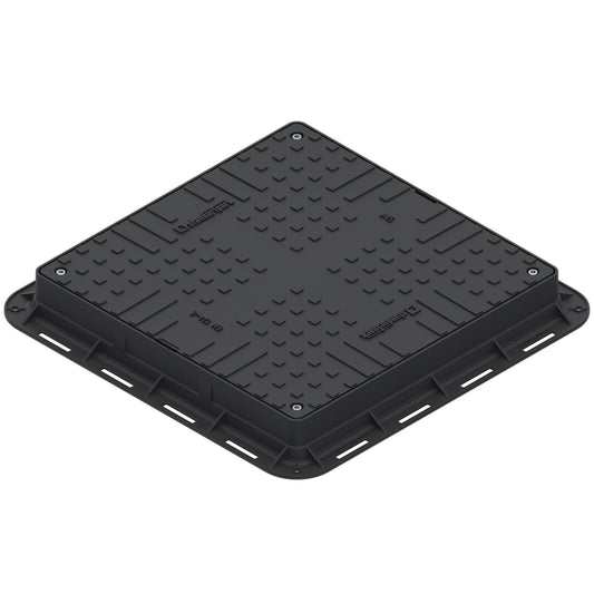 Manhole Cover - Square Black