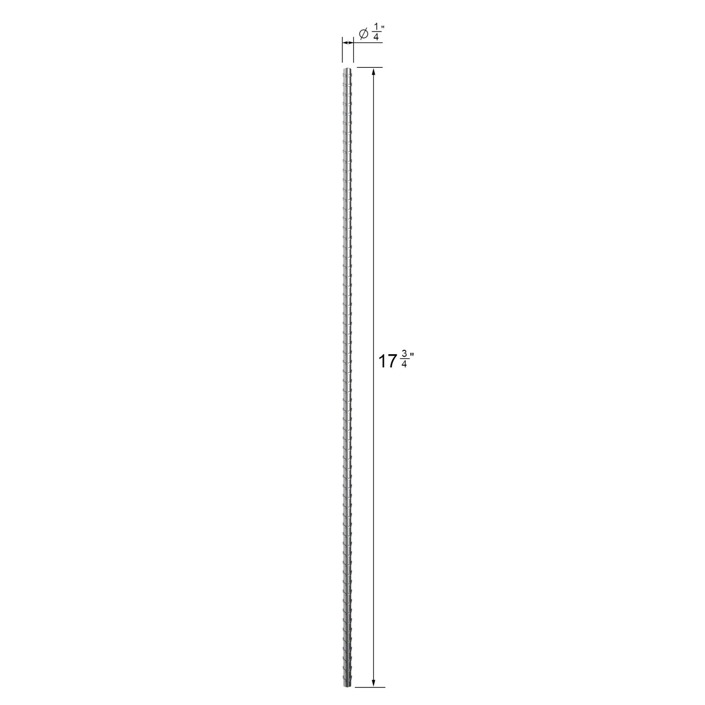 Rebar Rods Galvanized 18" - Vodaland