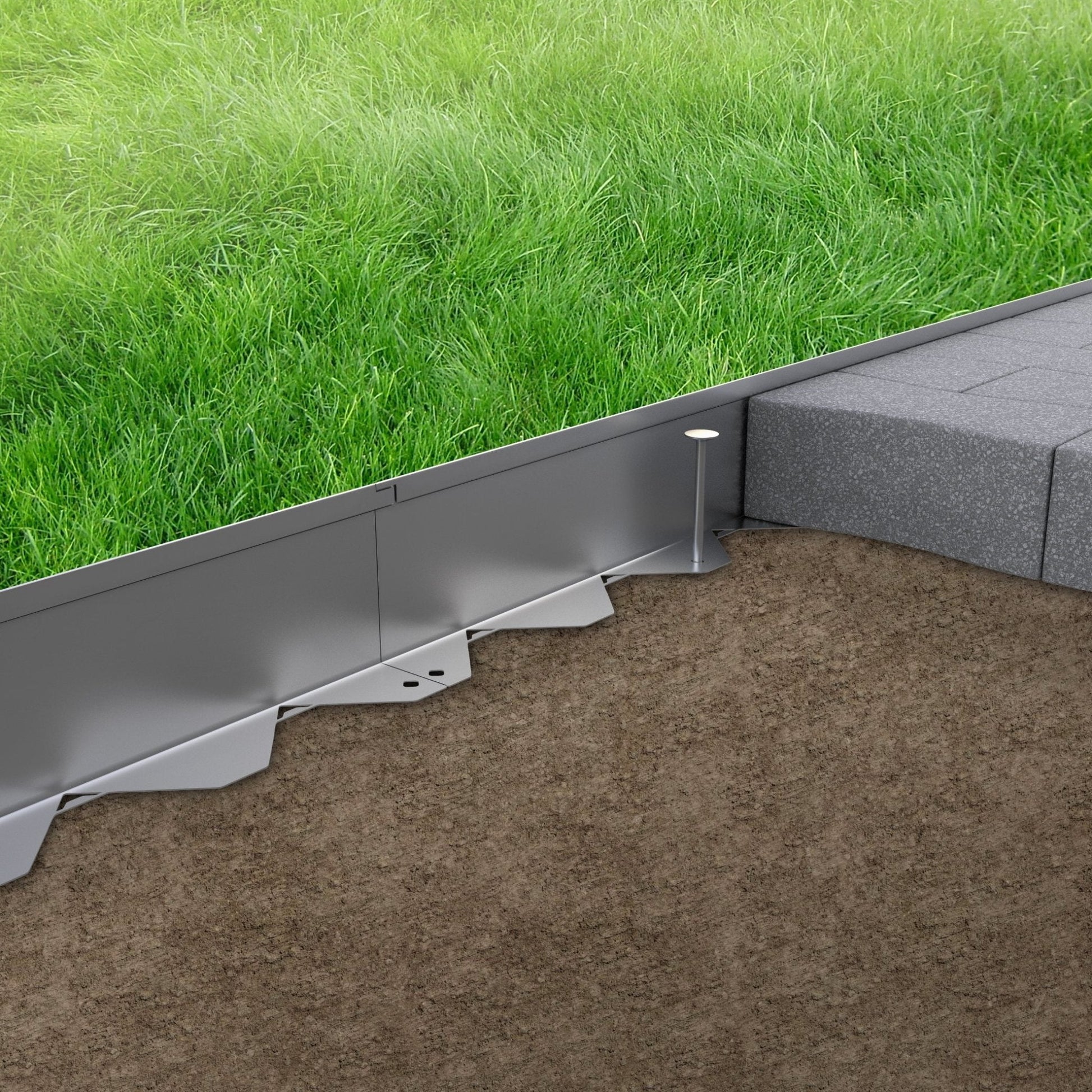 Stainless Steel Edging System - Vodaland