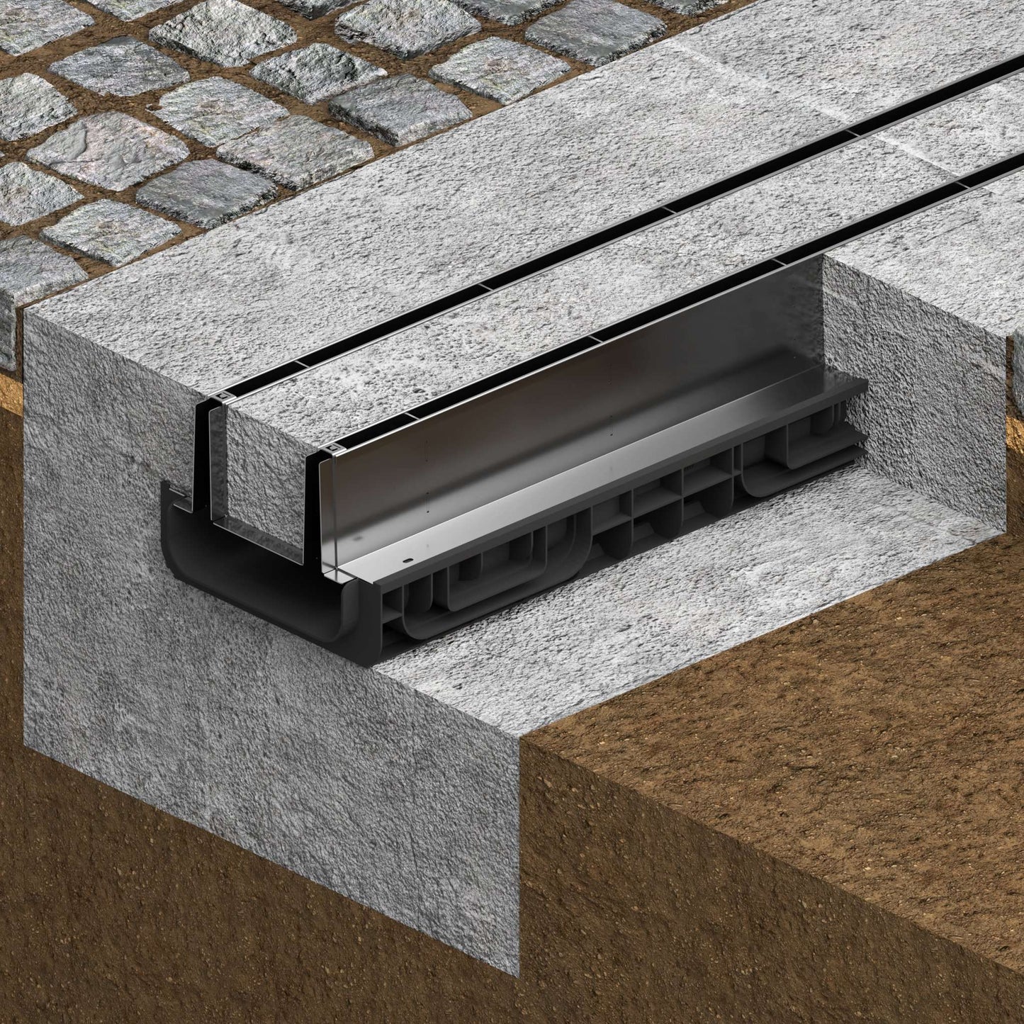 Stainless Steel TWIN Slot System - Standartpark